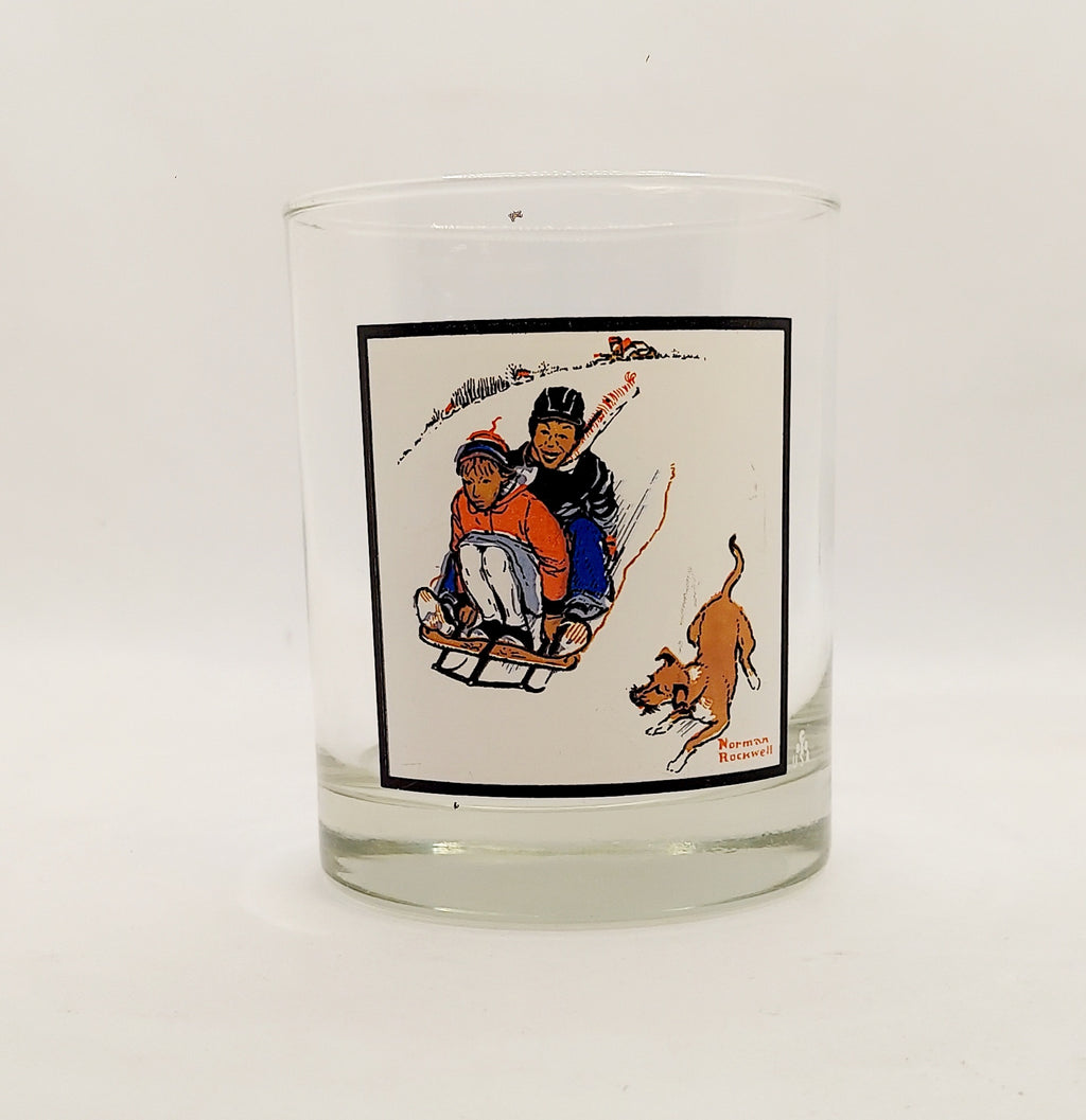 1979 Arby's Pepsi Norman Rockwell's Downhill Daring Glass