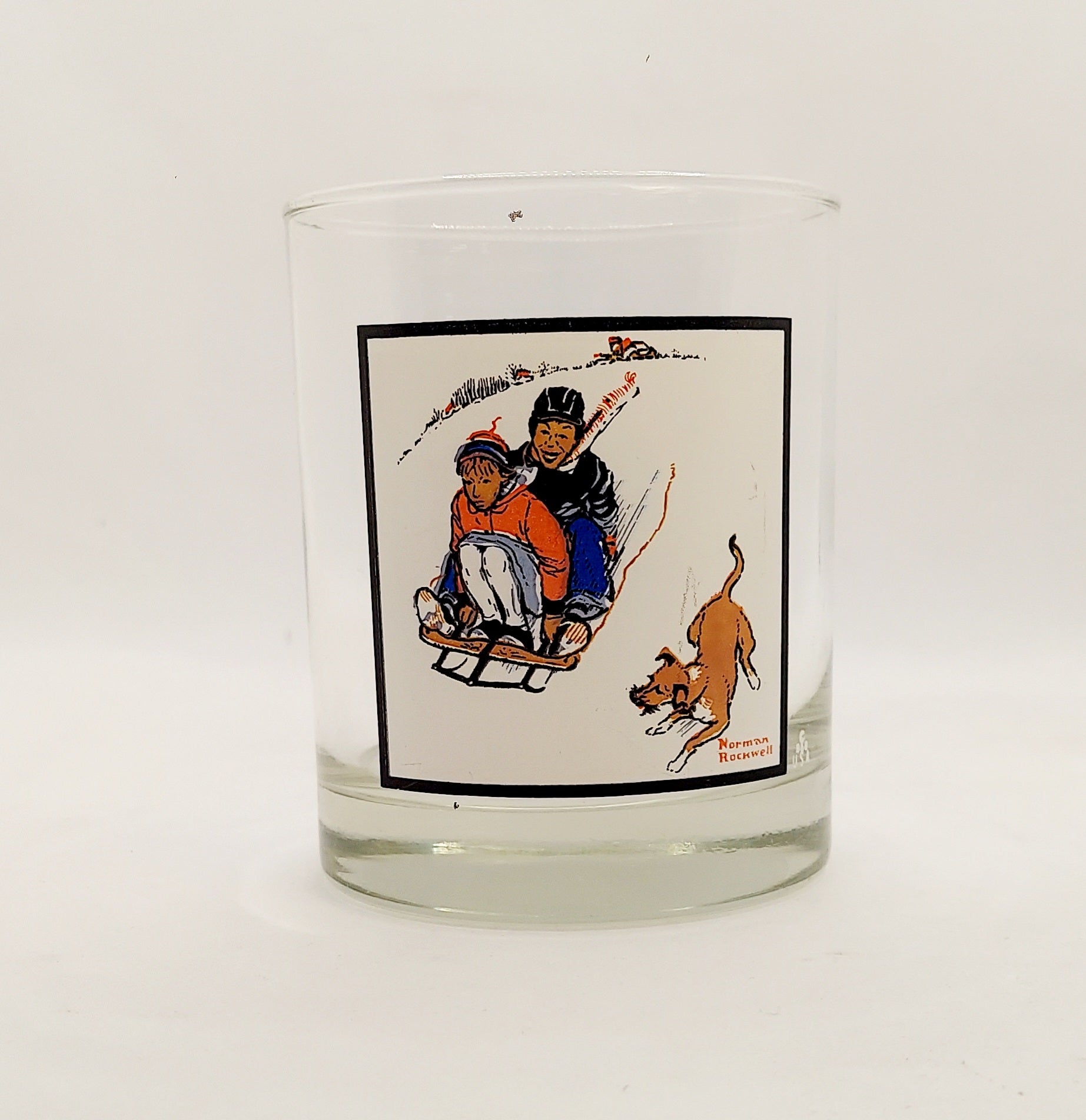 1979 Arby's Pepsi Norman Rockwell's Downhill Daring Glass