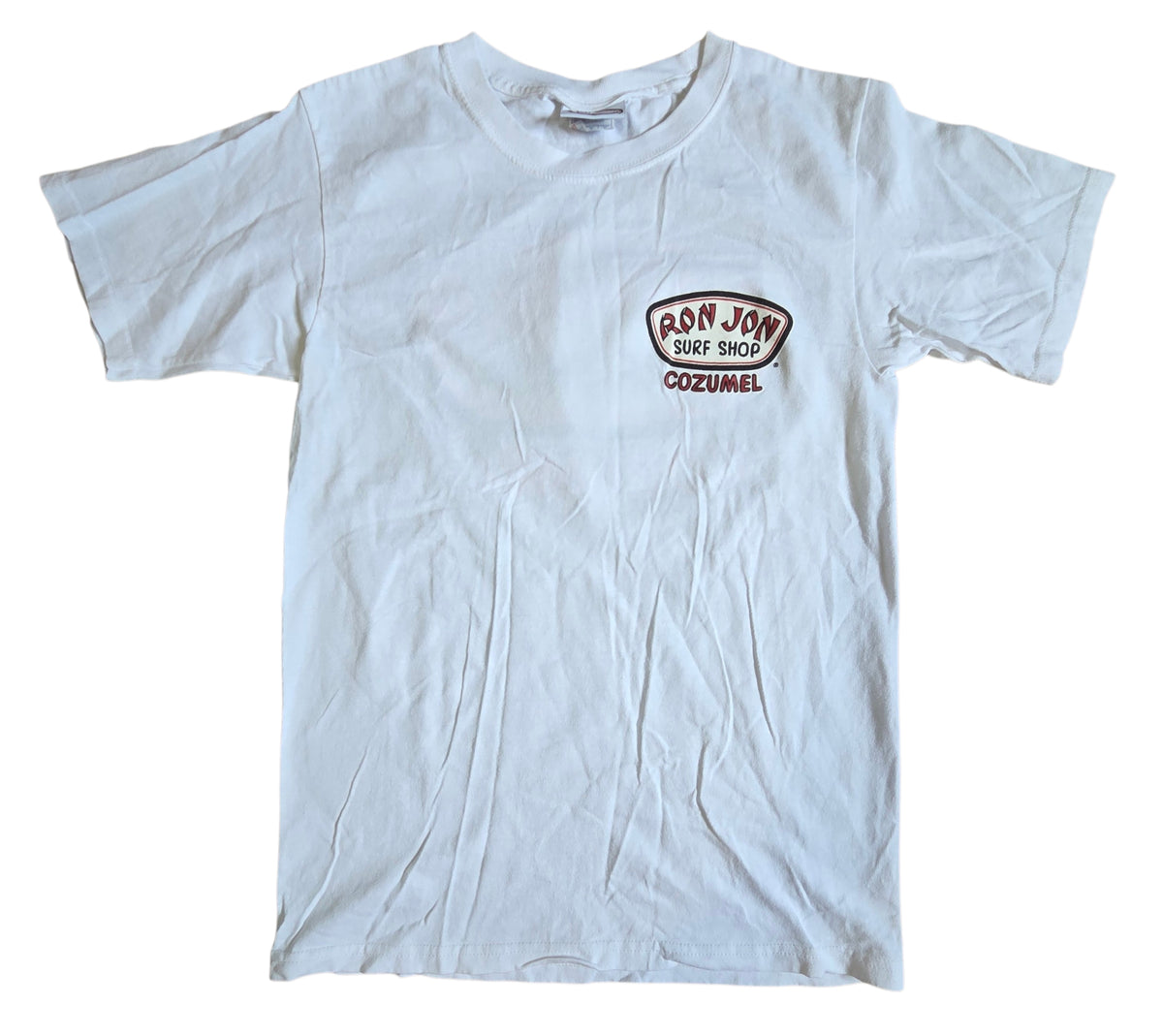 Vintage Ron Jon Surf Shop Cozumel Mexico White T Shirt Size Medium