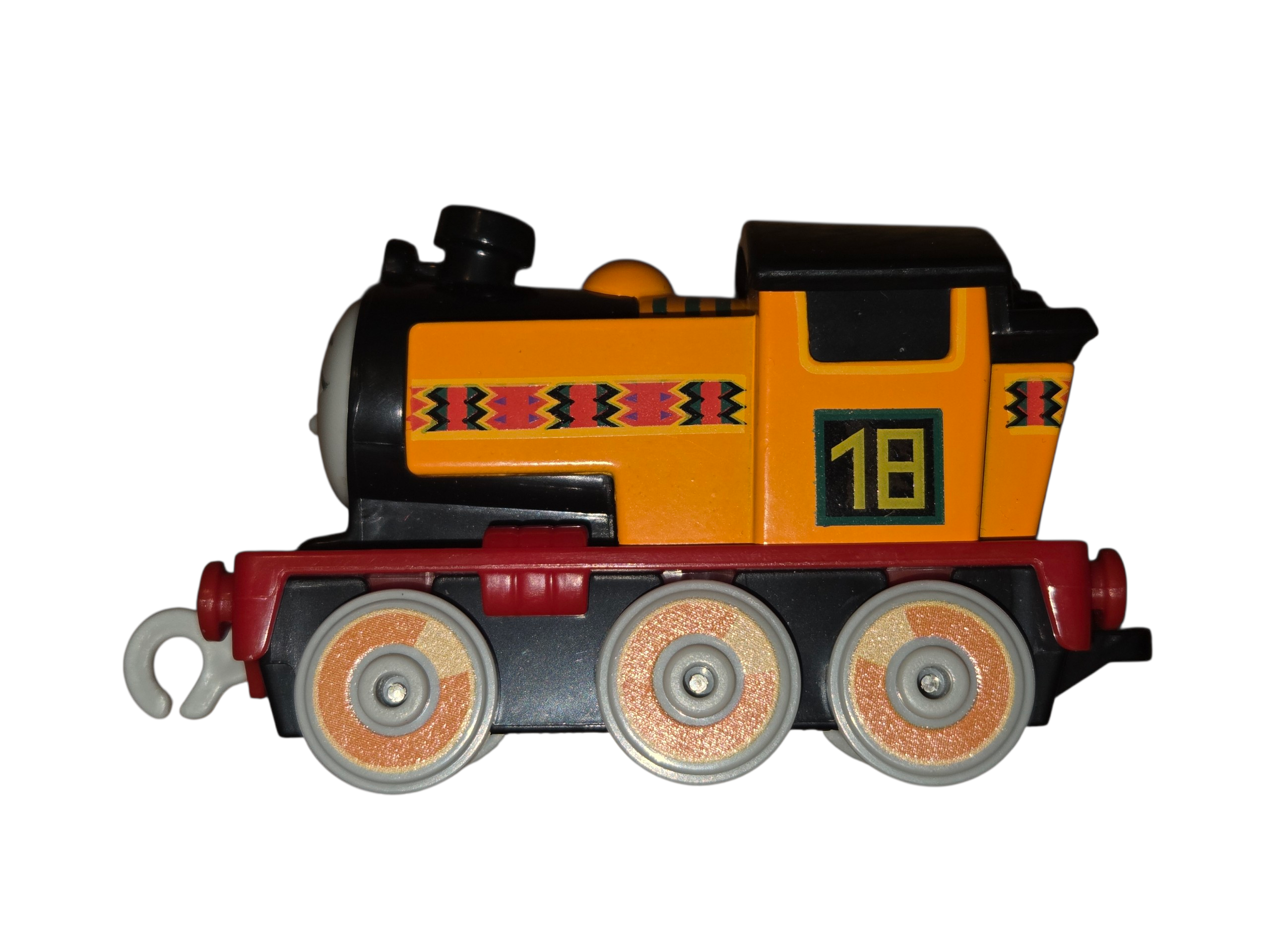 2021 Fisher Price Gullane Thomas & Friends Nia #18 Push Along Engine image 2