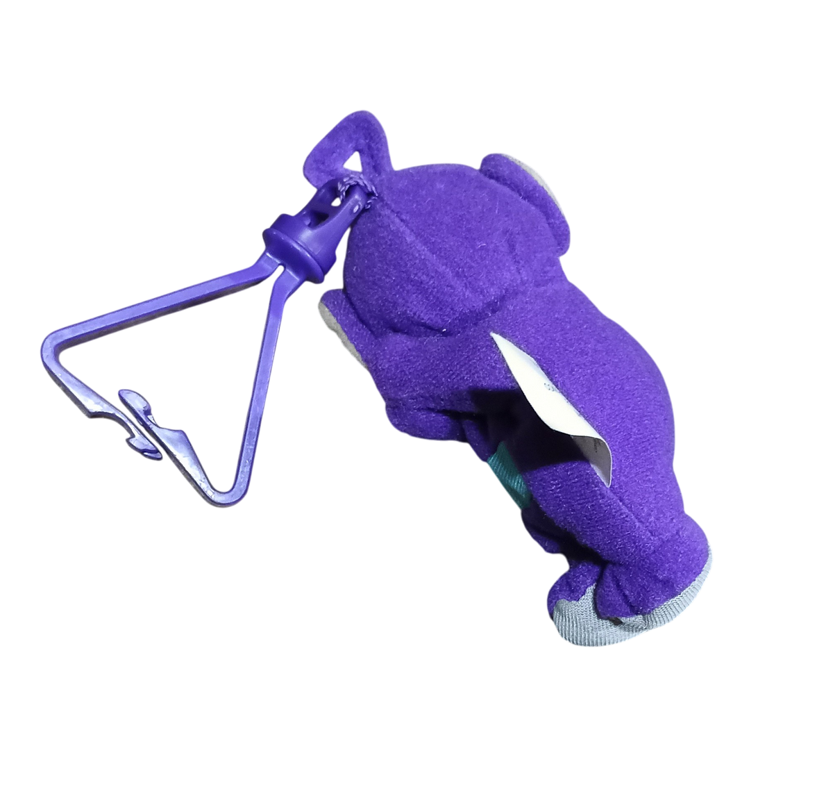 2000 McDonald's Happy Meal Teletubbies Purple Tinky Winky Plush Grabber Clip image 2