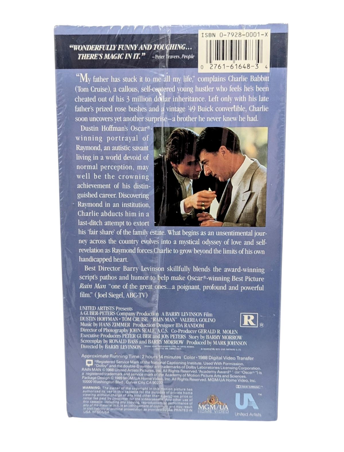 1988 MGM Rain Man Factory Sealed VHS Movie image 2