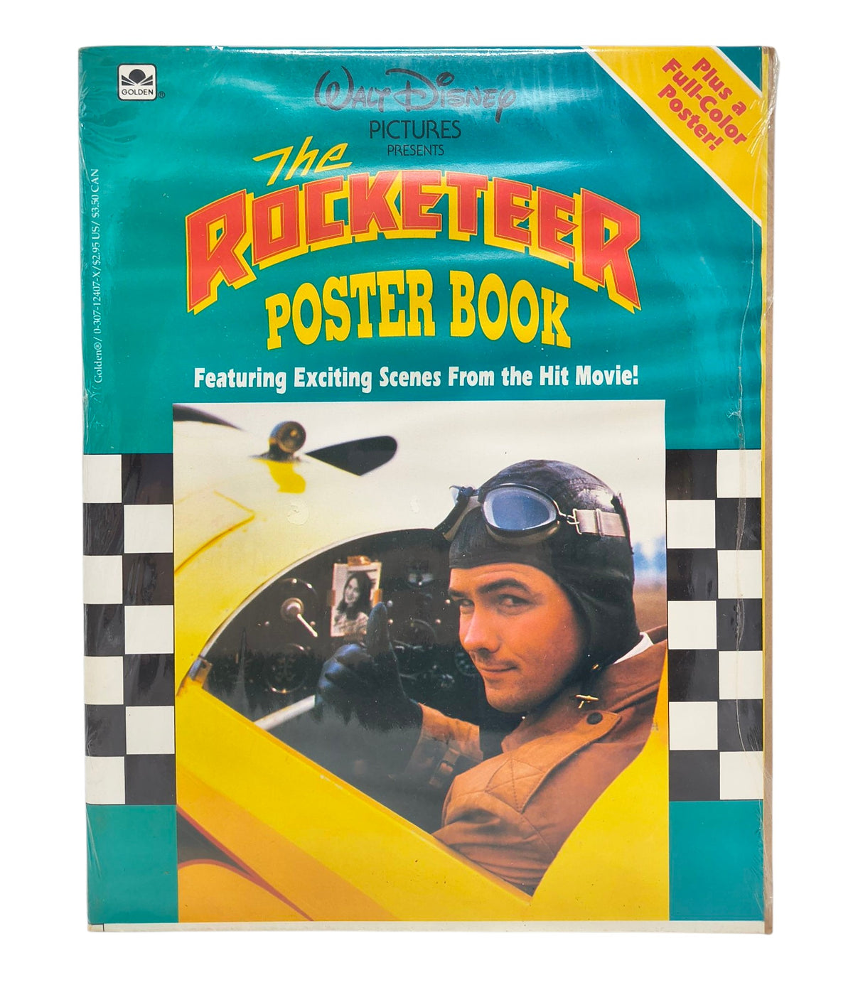 1991 Golden Disney The Rocketeer Movie Poster Book - Full Color Poster
