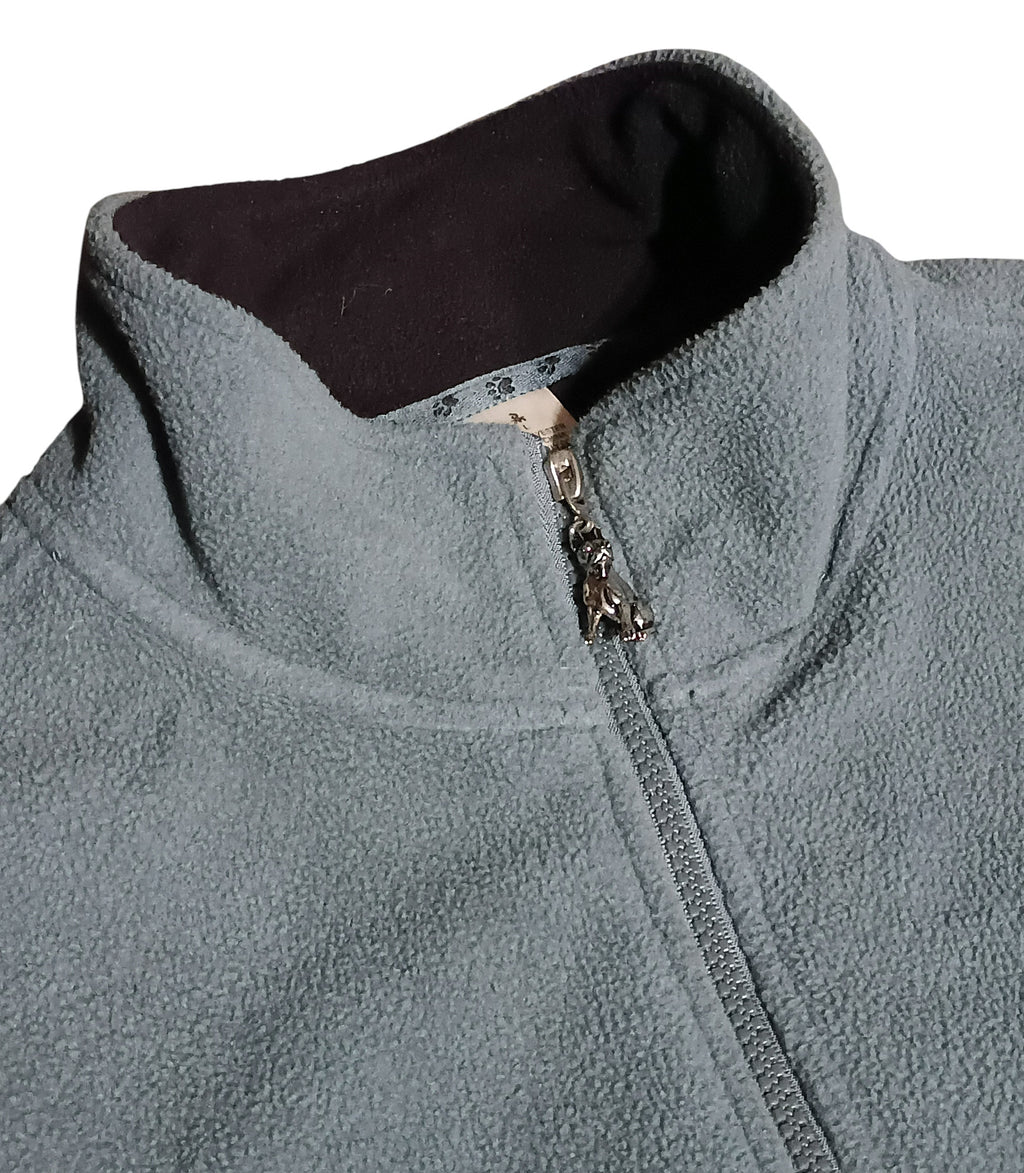Vintage Danbury Mint Boston Terriers Embroidered Zip Up Fleece Jacket Size Large image 6