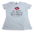 Instant Message Marilyn Monroe Lips Be Your Own Kind Of Beautiful Large T-Shirt