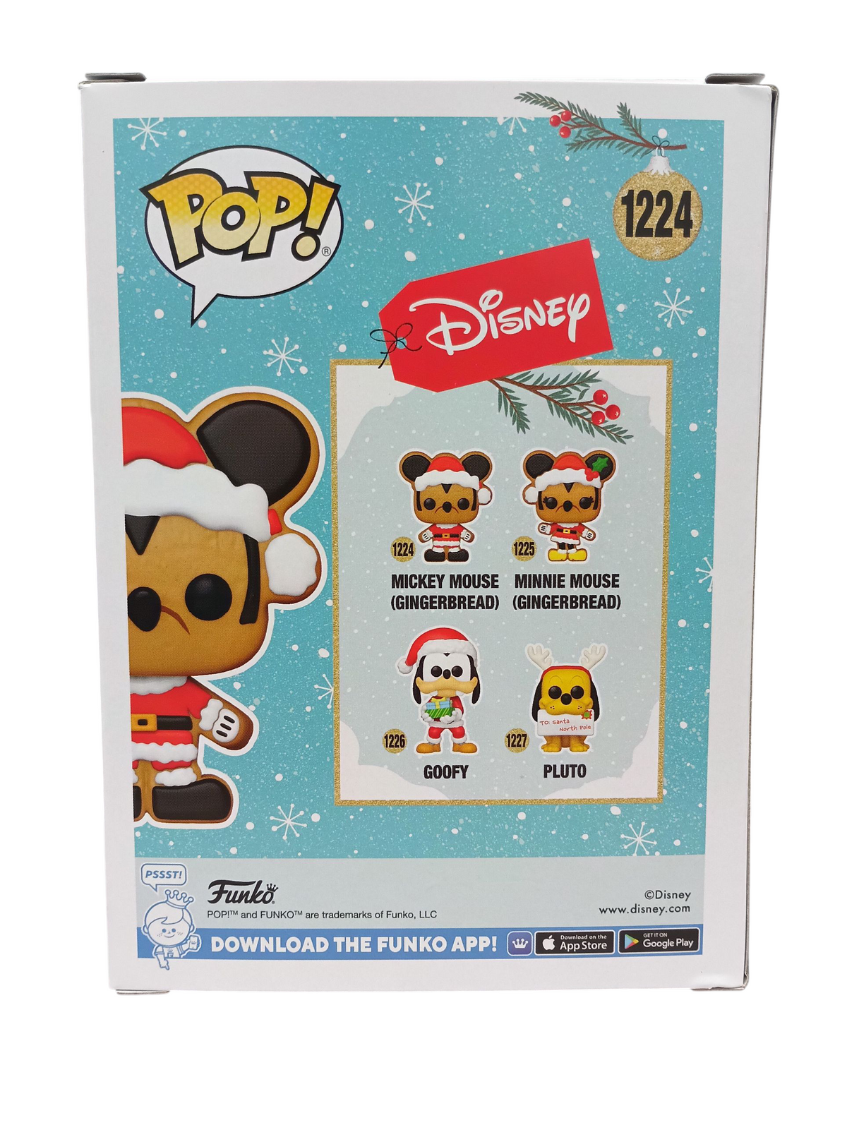 Funko POP! Disney Holiday Christmas Mickey Mouse Gingerbread #1224 Vinyl - SB image 2