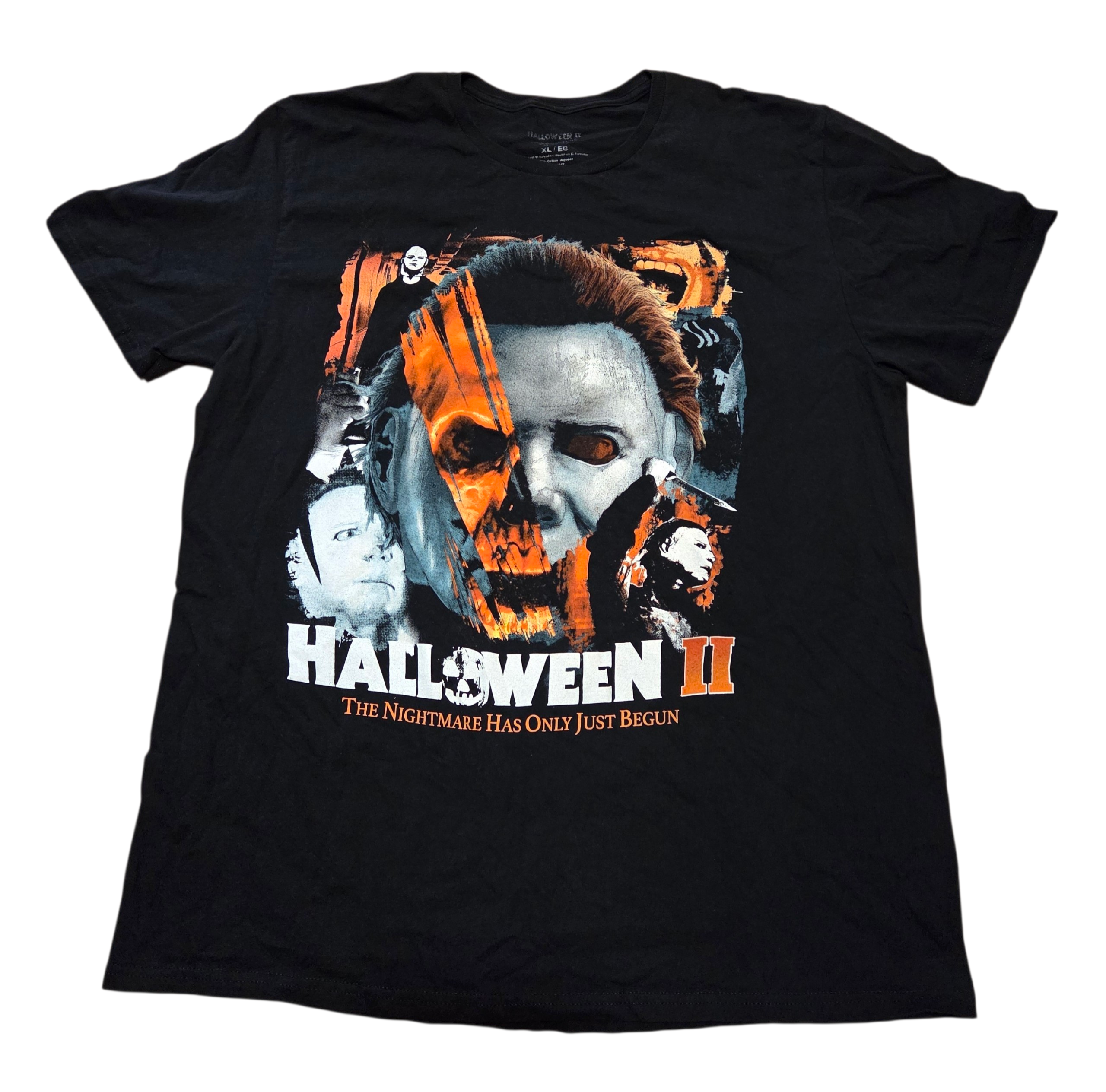 Halloween II The Nightmare Has Only Just Begun Horror Adult XL T-Shirt