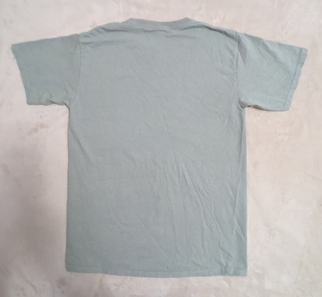 2021 Billie Eilish Happier Than Ever Tour Graphic T-Shirt Blue Gray - Medium image 4