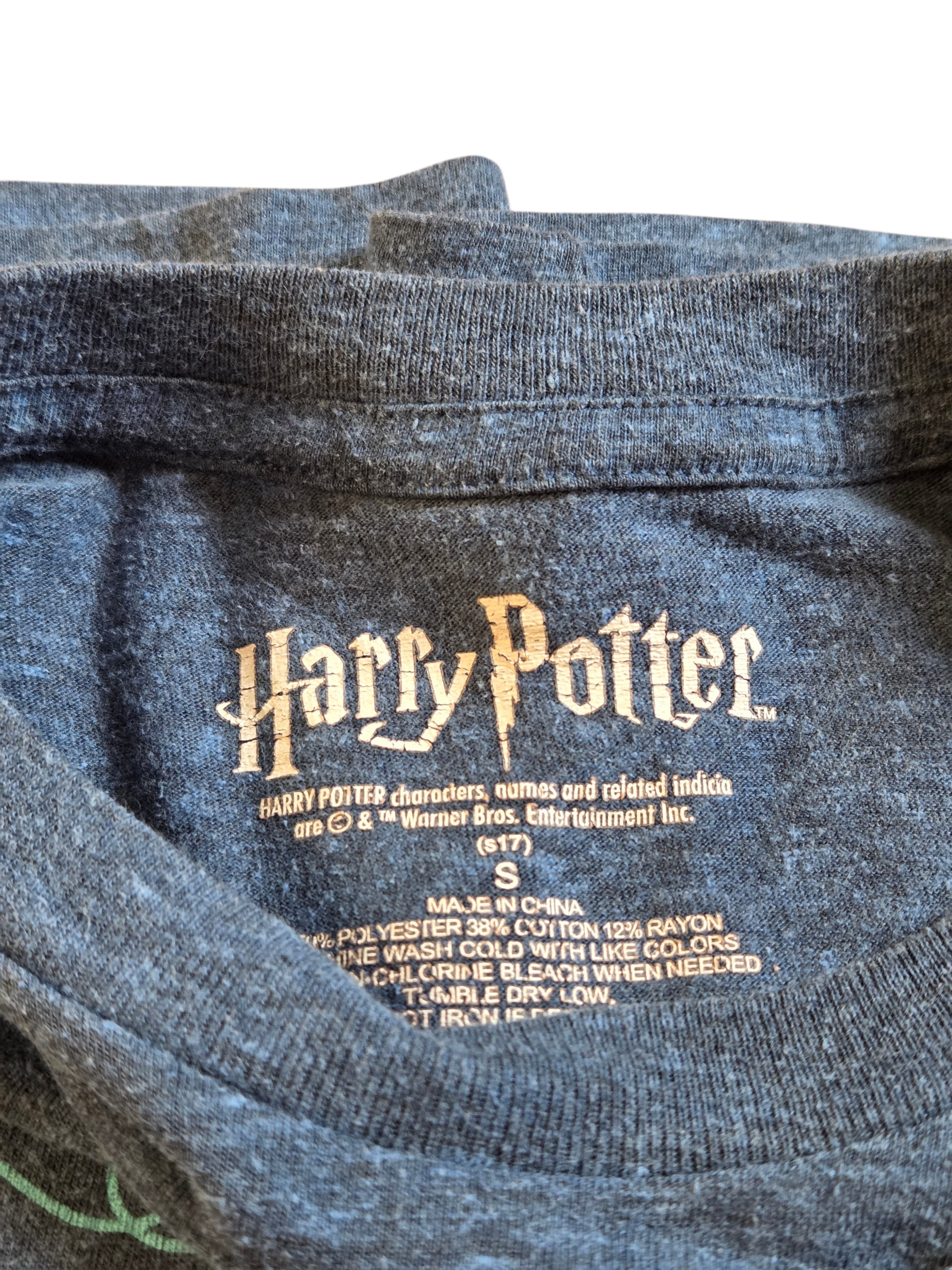 Harry Potter Counter Curse Protect Against the Dark Arts Blue T-Shirt Small image 3