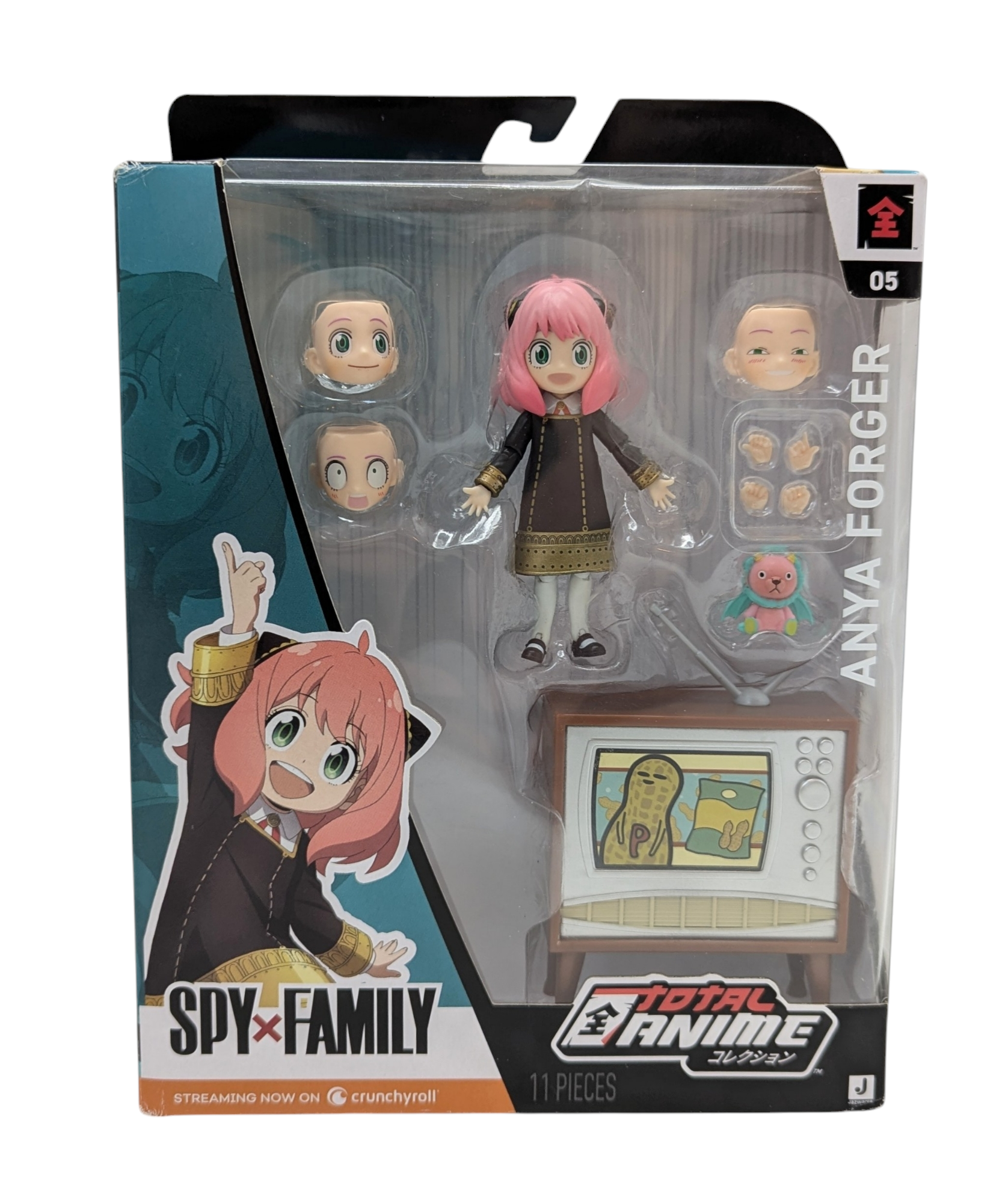 2024 Jazwares Spy X Family Totaly Anime Anya Forger Action Figure & Accessories