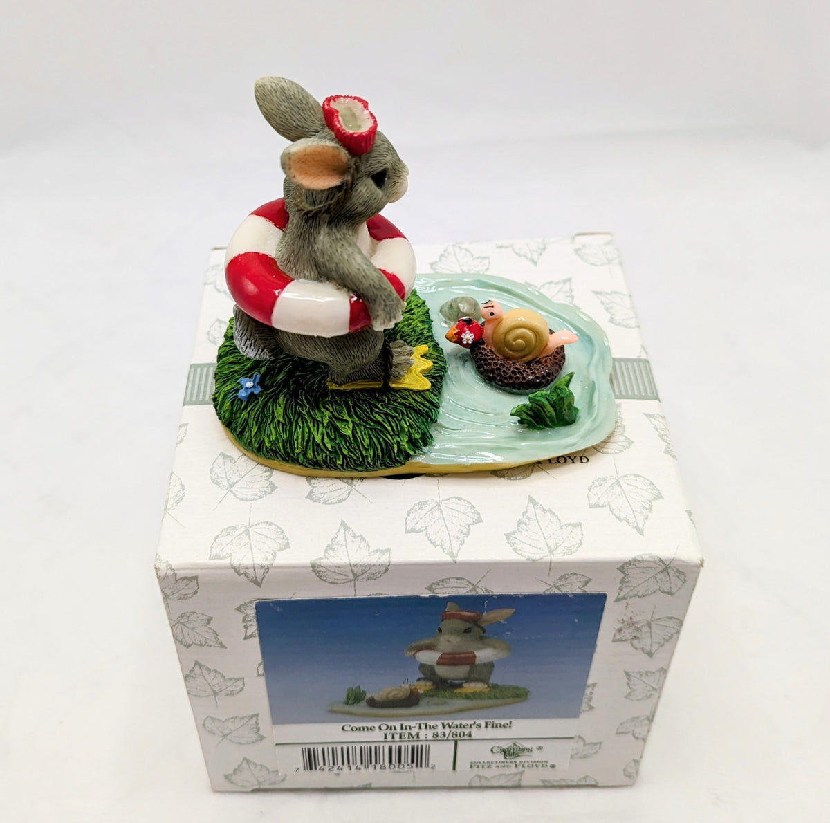 Fitz And Floyd Charming Tails Come On In The Water's Fine Figurine 83/804 image 2