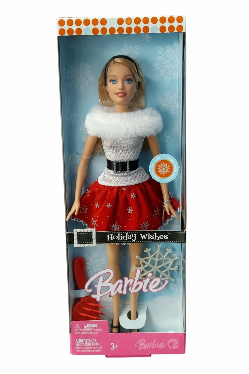 2007 Barbie Holiday Wishes with Ornament