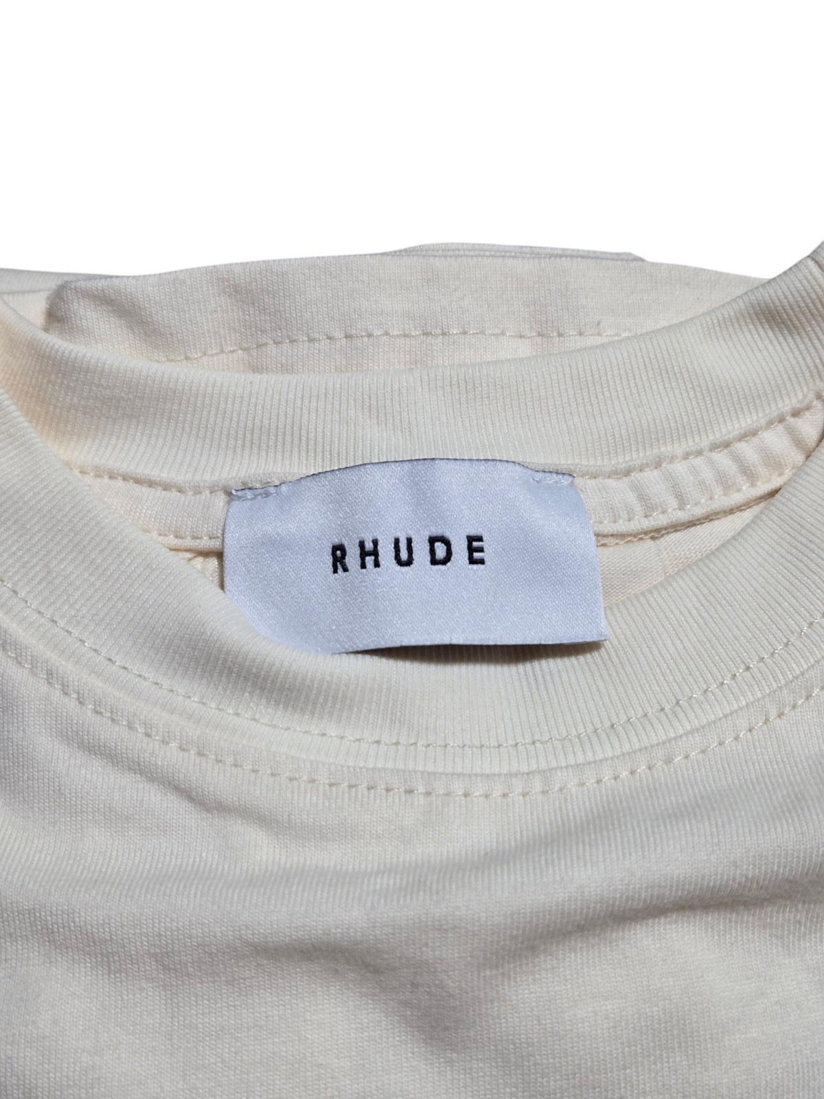 Rhude Hardcore Happiness Cream Green Multicolor Graphic T-Shirt Size Small image 3