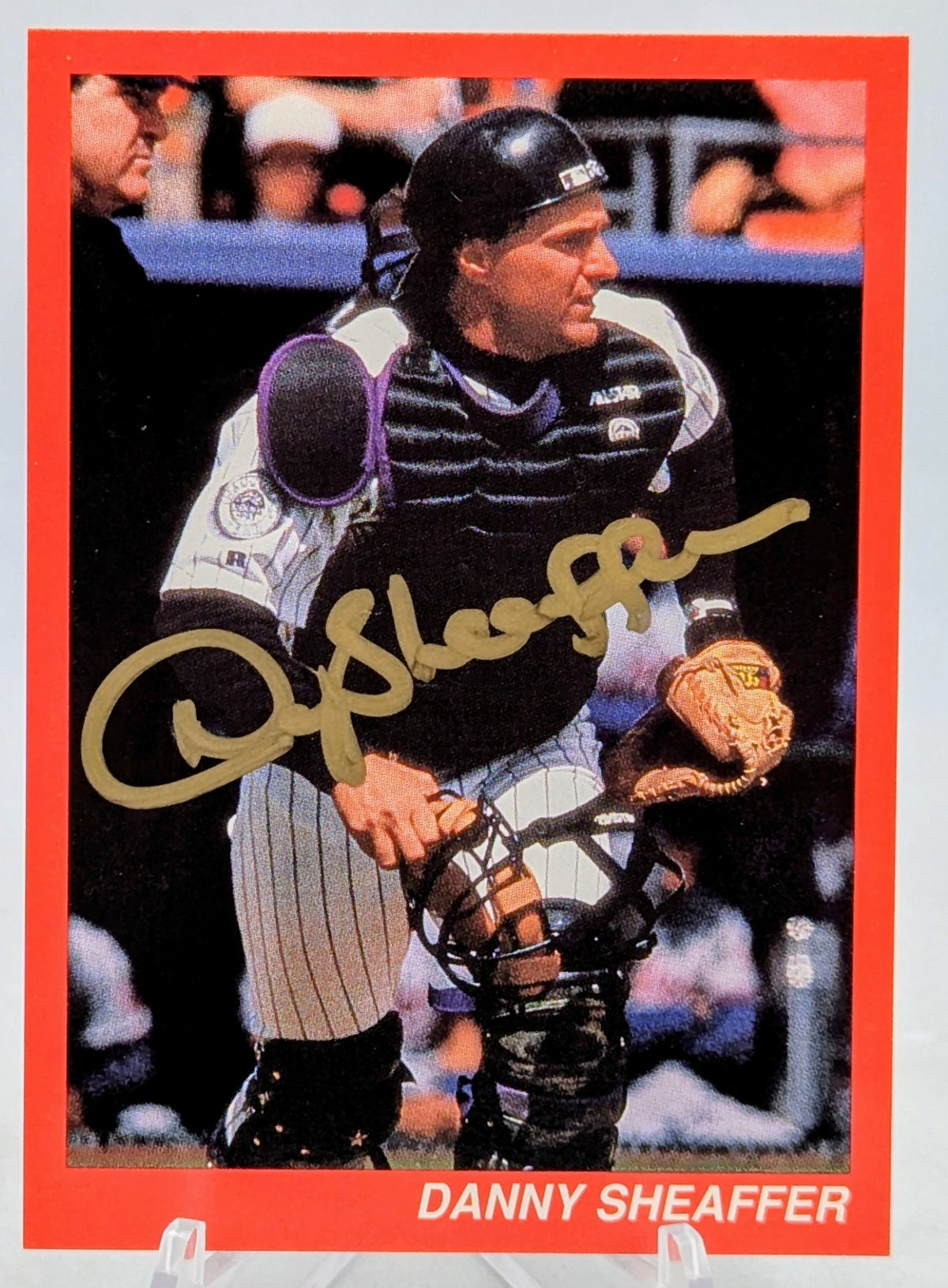 Danny Sheaffer Baseball Autographed/Signed Personal Custom Trading Card