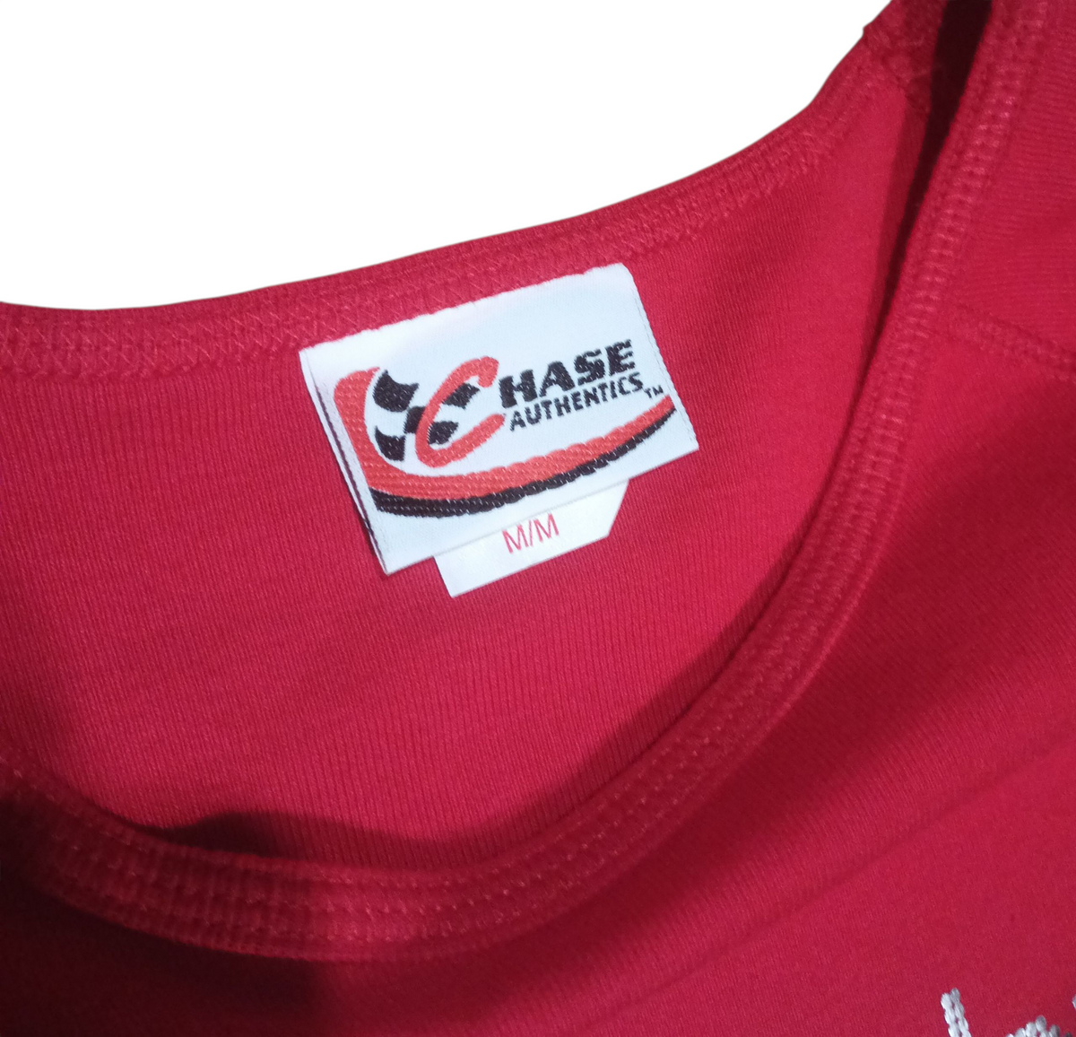 Chase Authentics Jeff Gordon Metallic Nascar Racing Red Womens Medium T-Shirt image 4