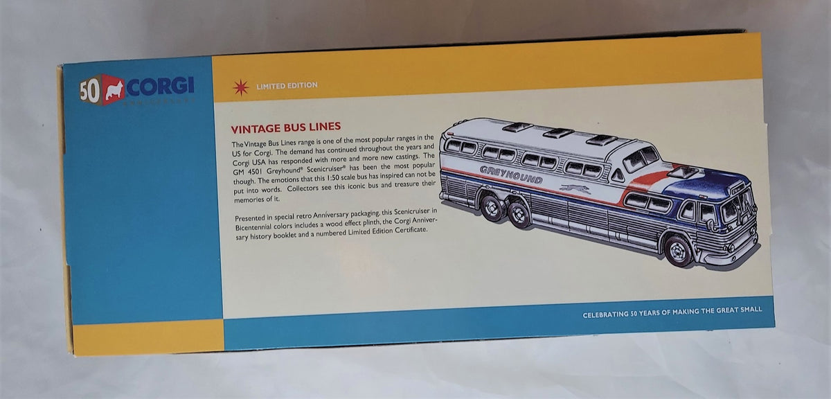 2006 Corgi 50th Anniversary Collection GM-4501 Greyhound Scenicruiser US54415 image 4