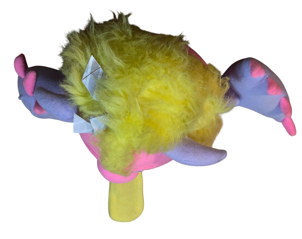 1986 Matchbox Grumples Razzcale Toy Pink Purple Rasberry Blowing Plush image 3