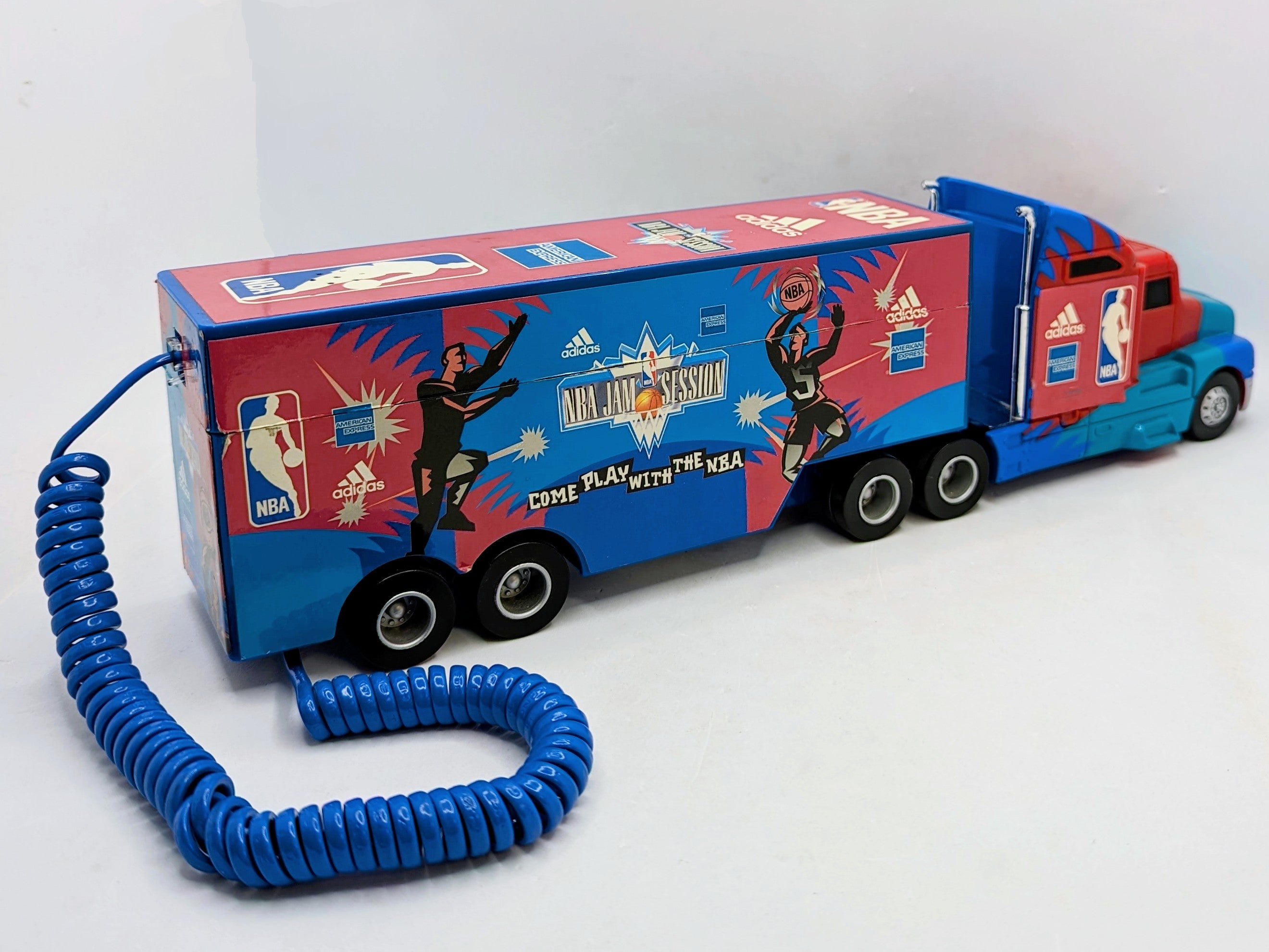 1997 NBA Jam Session Van Fone Phone Semi Truck Telephone image 5