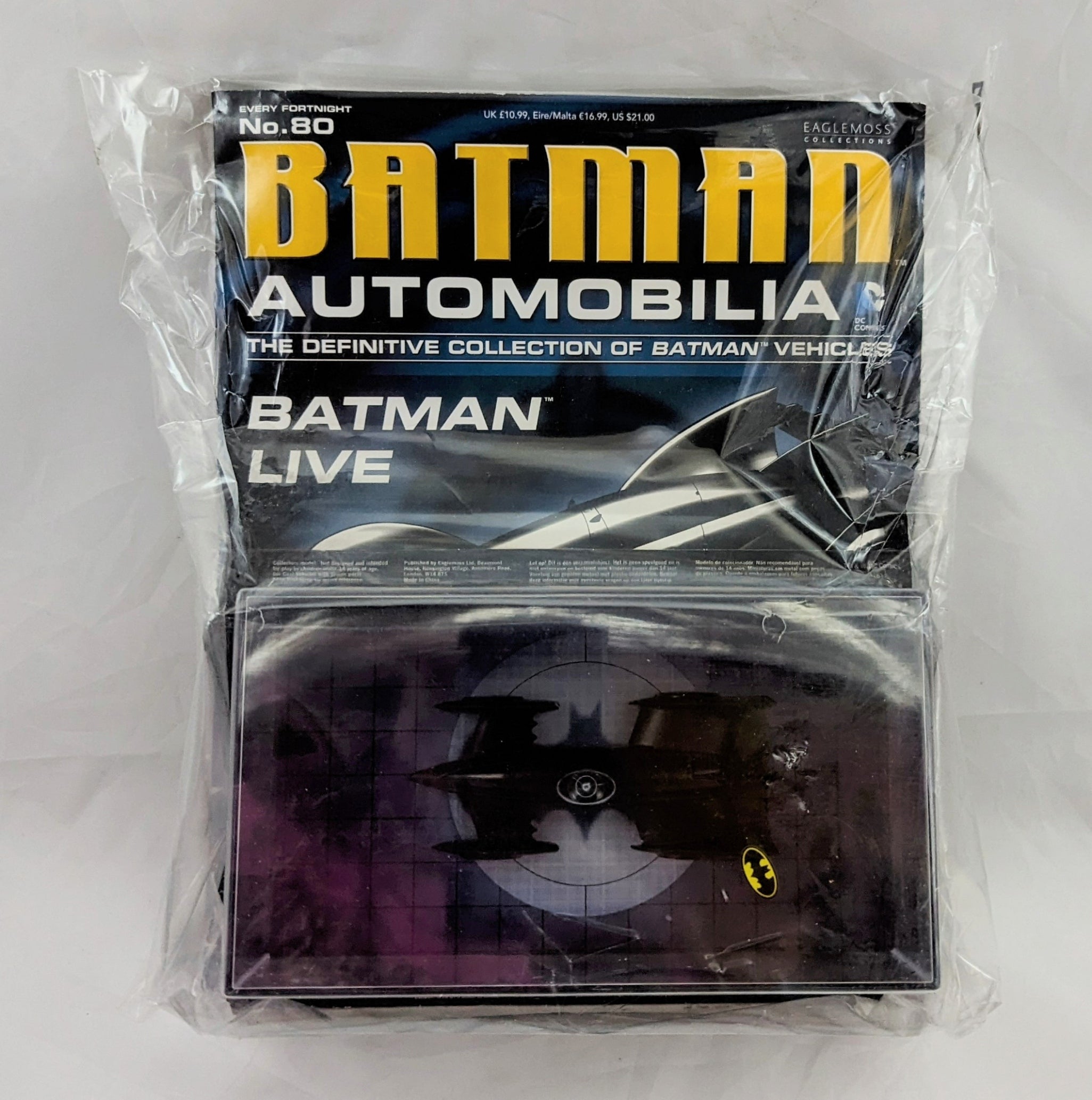 Eaglemoss Automobilia DC Comics Batman Live Car & Magazine No. 80
