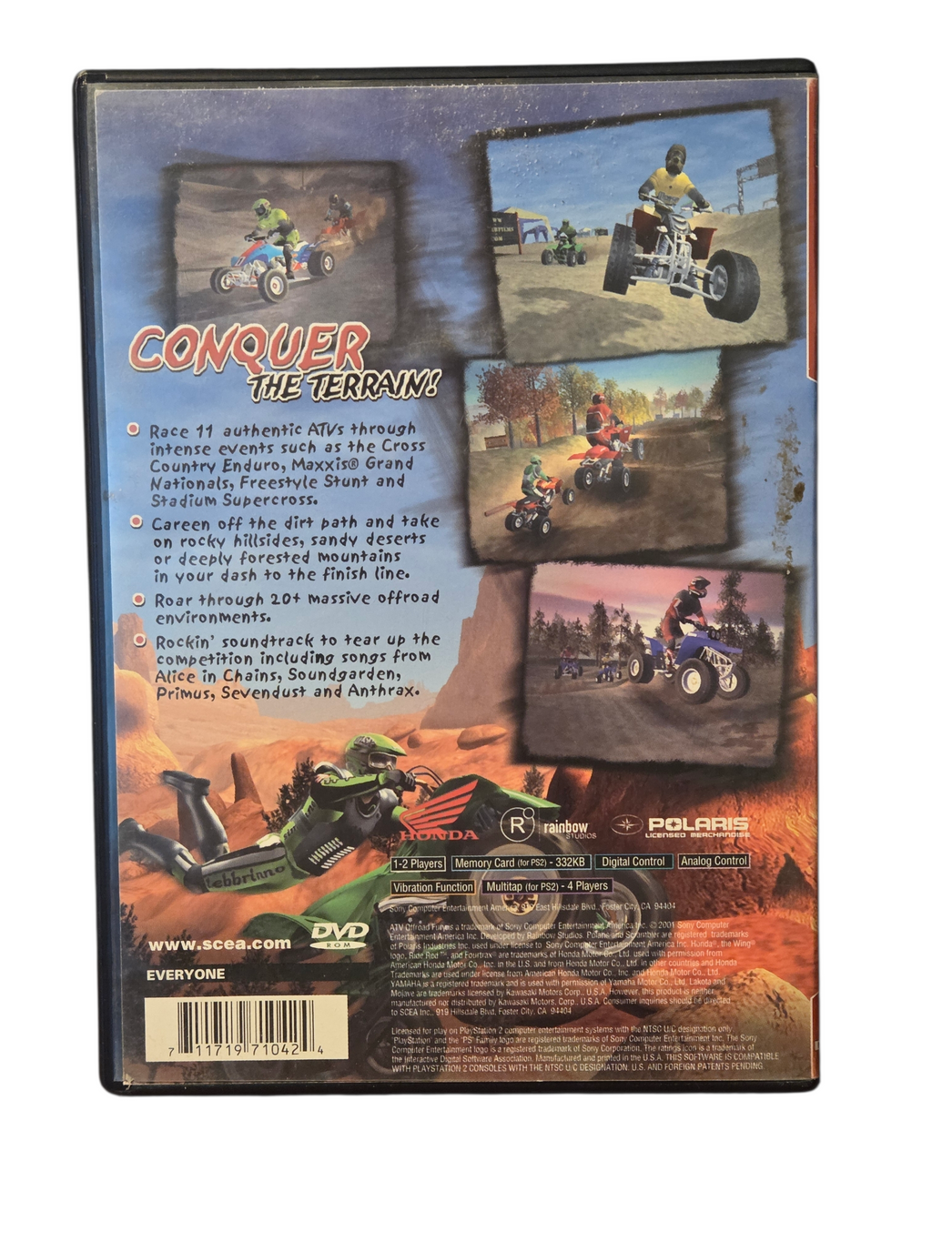 2001 Sony ATV Offroad Fury Greatest Hits Sony PlayStation 2 PS2 image 3