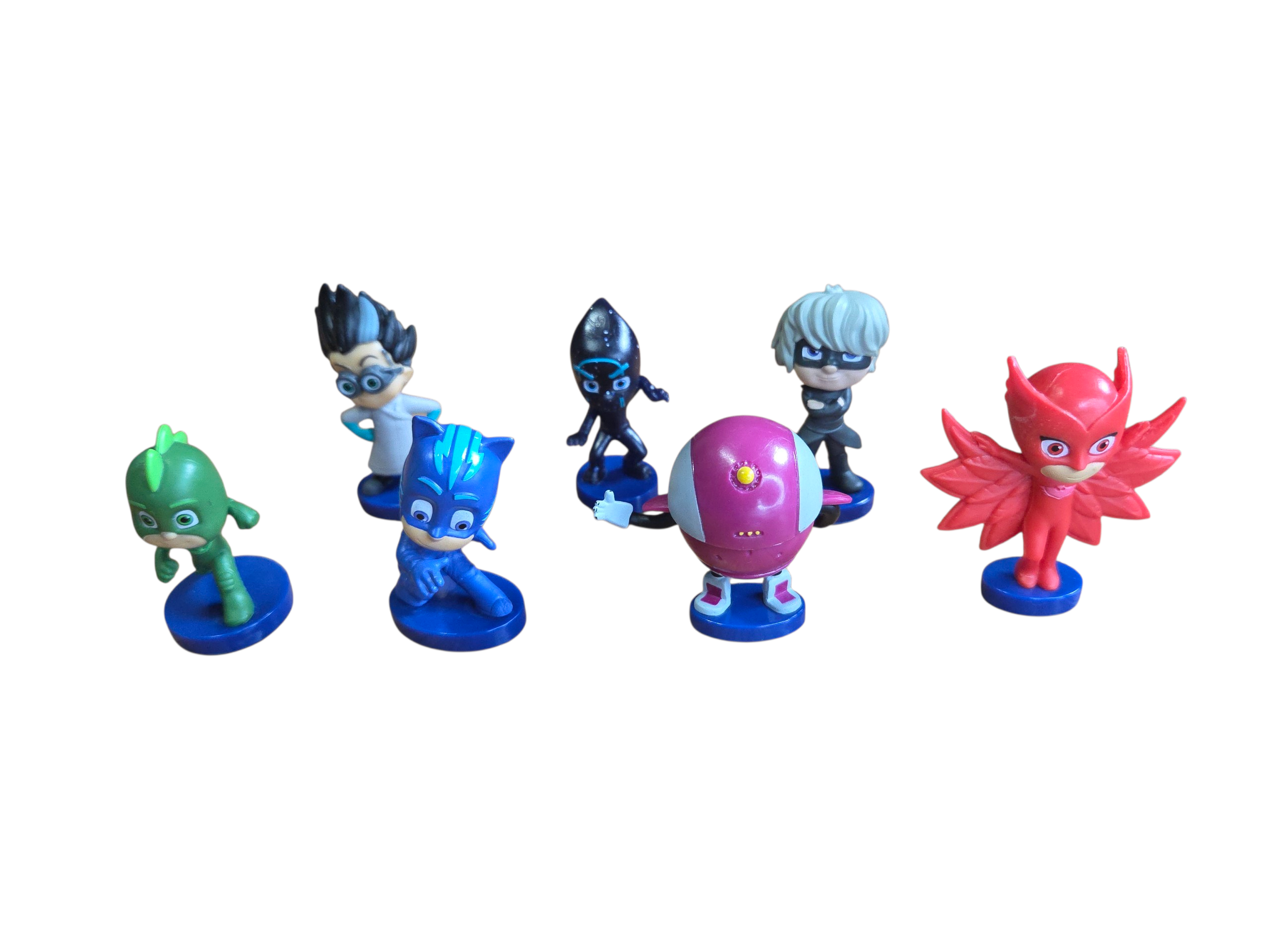 2016 Just Play PJ Mask Series Blind Bag 2" Figure Lot Catboy, Owlette, Gekko +
