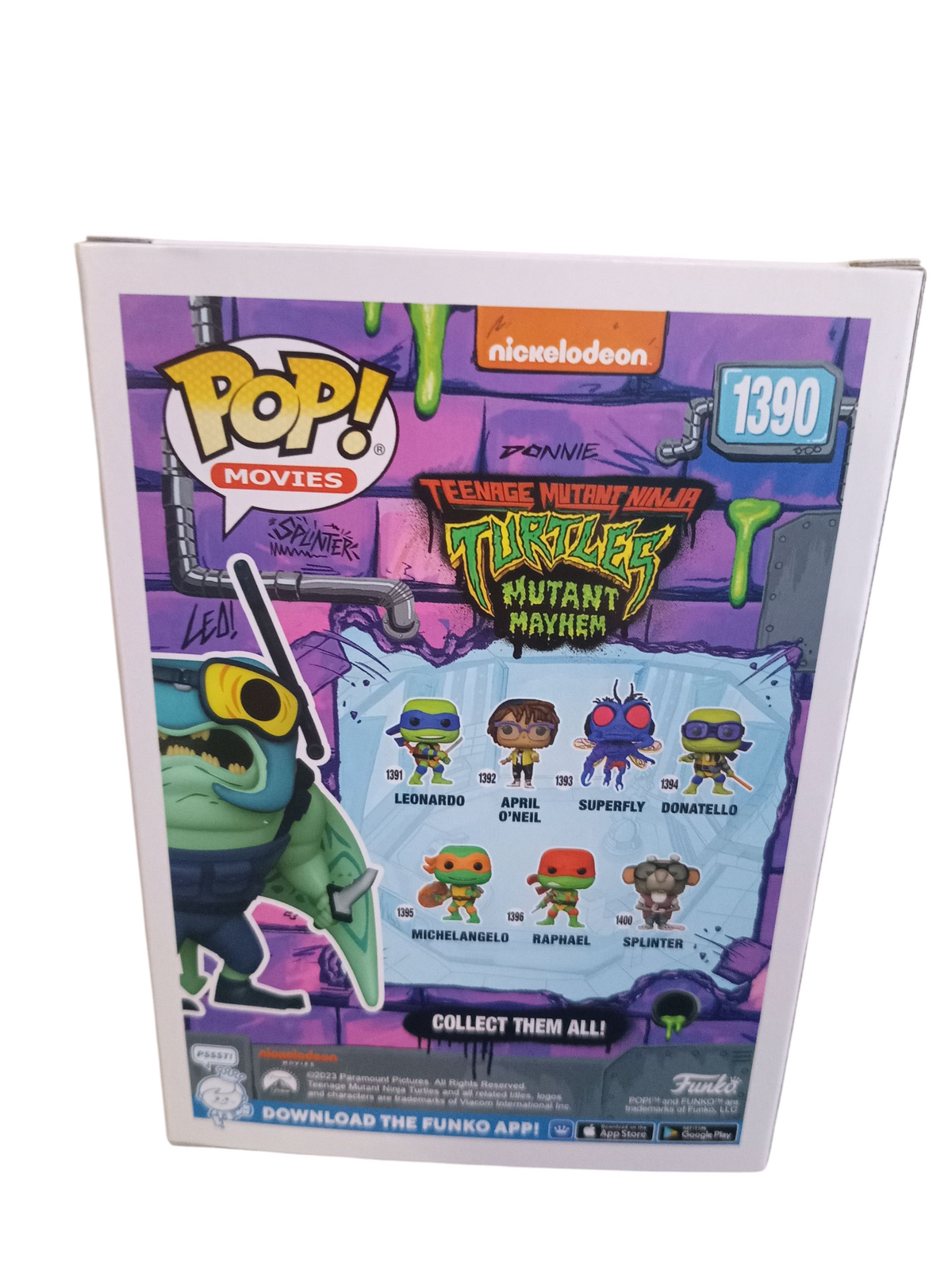 2023 Funko Pop TMNT Mutant Mayhem Ray Filet Fall Convention Exclusive #1390 image 2