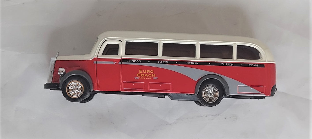 Sunnyside 1950-1955 Red Mercedes Benz Omnibus O 3500 Euro Coach Service Bus