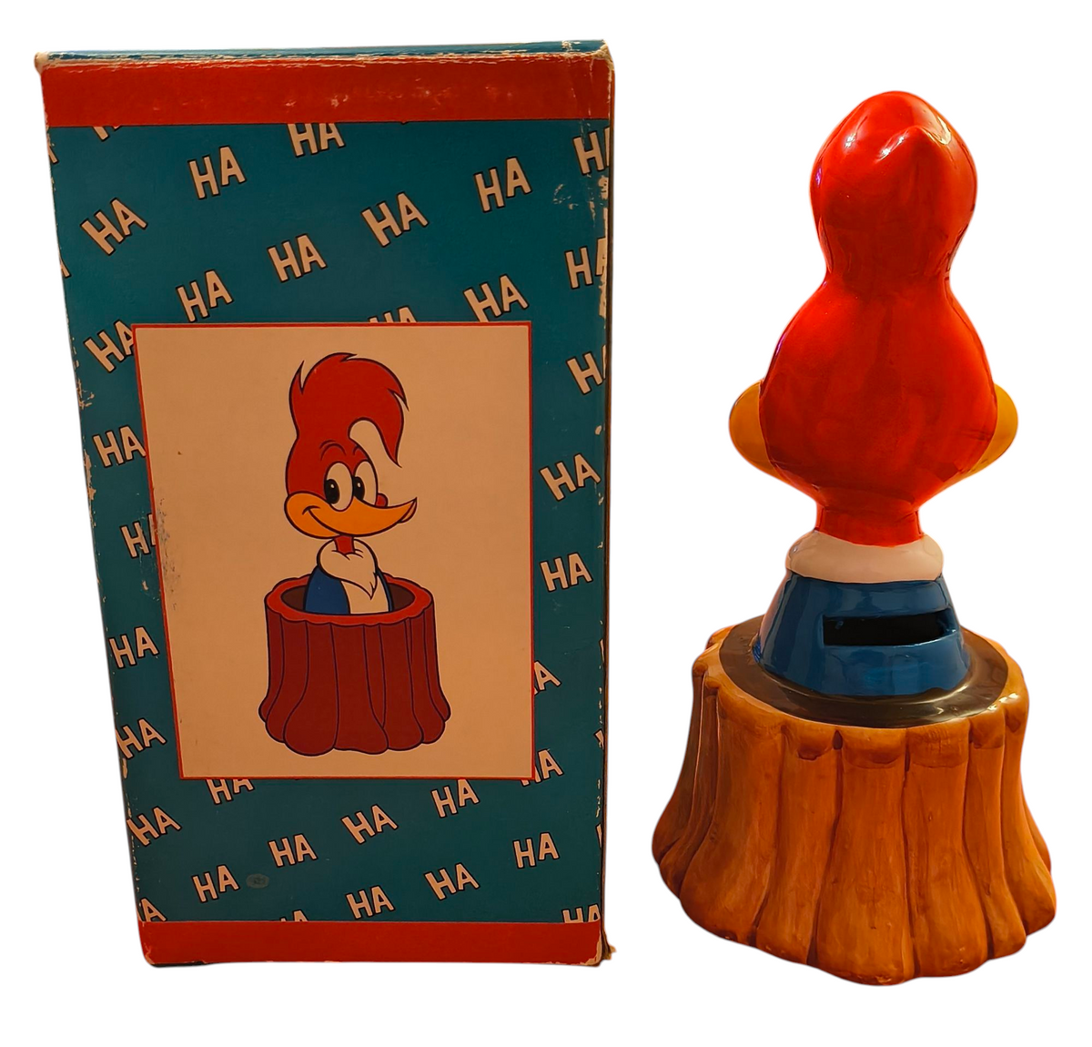 1990s Applause & Walter Lantz Ceramic Woody Woodpecker Coin Bank image 2