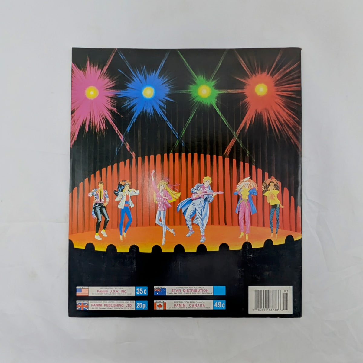 1986 Panini Mattel Barbie and The Rockers Sticker Album & Pop-Up Stage Complete image 2