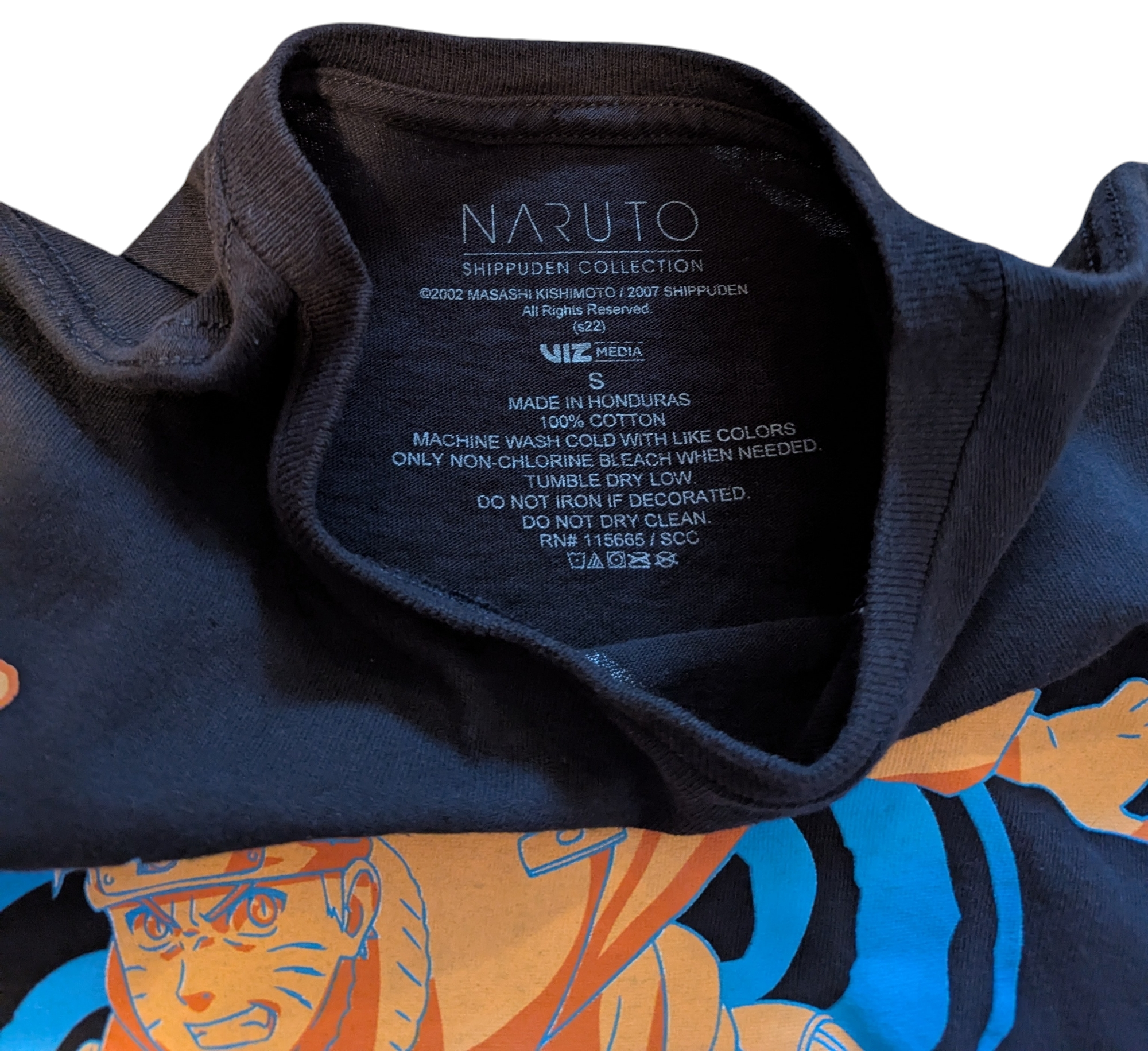 2002 Masashi Kishimoto 2007 Shippuden Collection Naruto Anime T-Shirt Small image 3