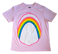 Care Bears Cheer Bear Belly Badge Graphic Rainbow Cosplay T-Shirt XL