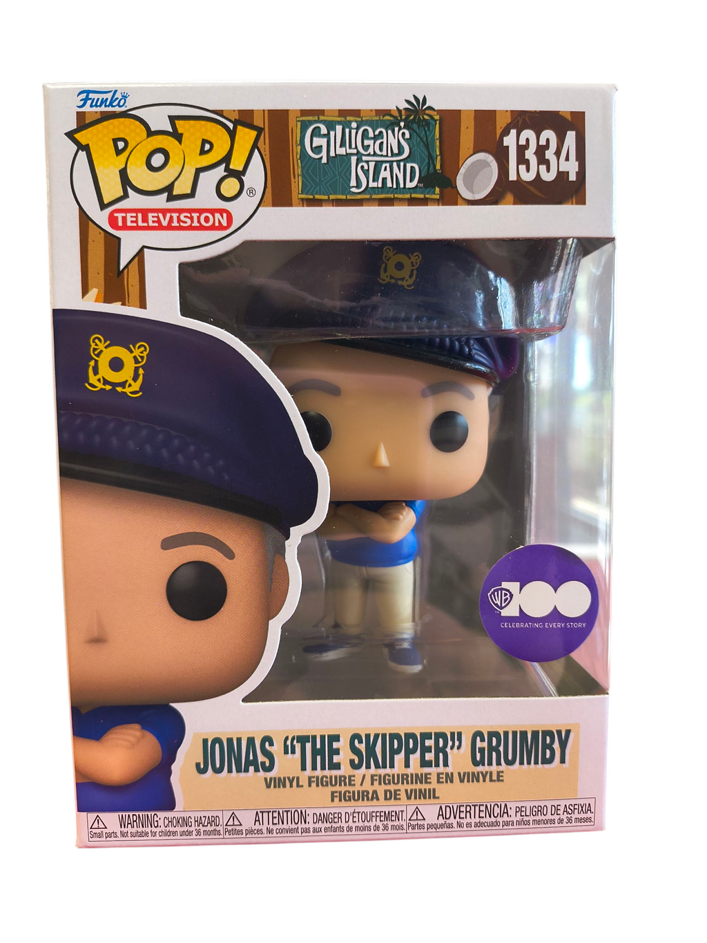 Funko POP! Television 100 Years Gilligan's Island Jonas Skipper Grumby #1334