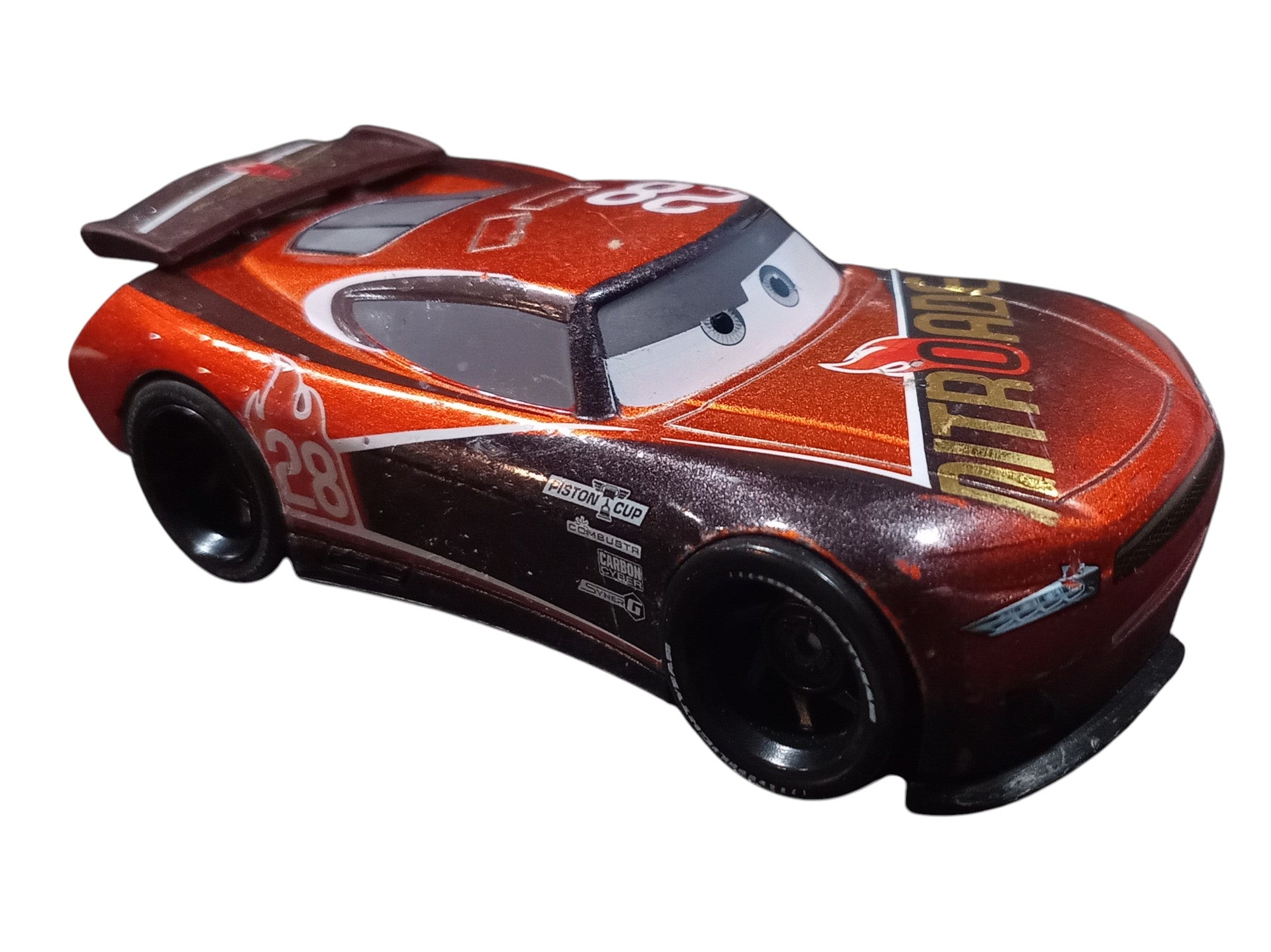 Disney Pixar Cars Next-Gen Racers Pullback Tim Treadless Nitroade 1:43 image 2