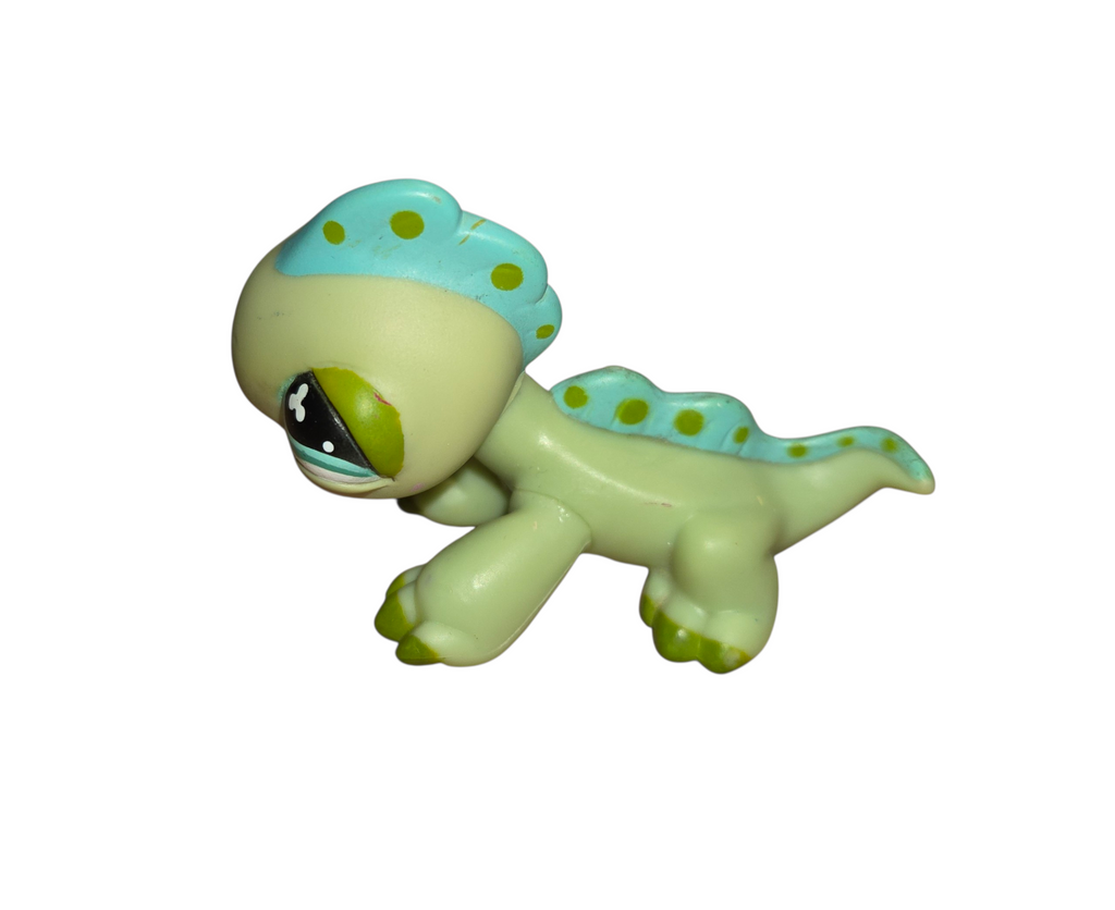 2008 Hasbro Littlest Pet Shop #499 Iguana Lizard with Blue Eyes image 4