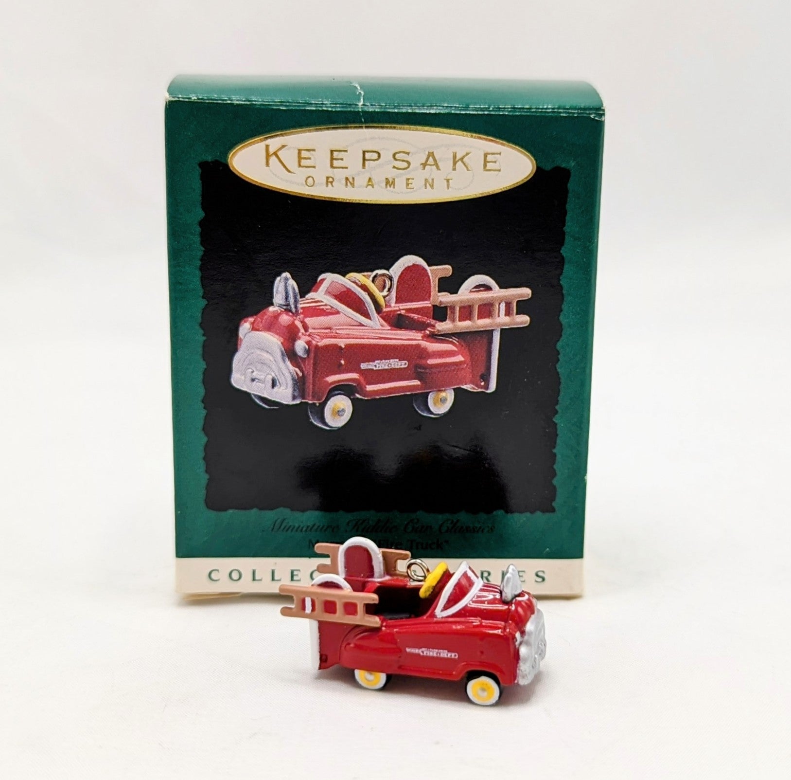 1996 Hallmark Keepsake Miniature Murray Fire Truck Ornament