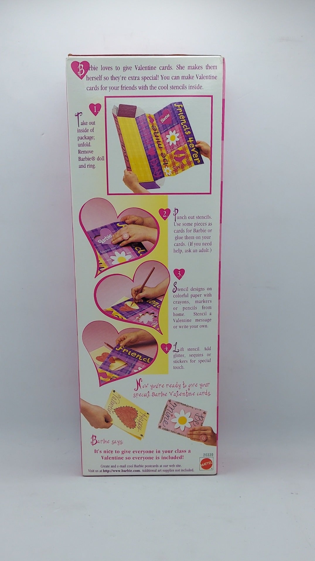 1998 Barbie Special Edition Make A Valentine image 2