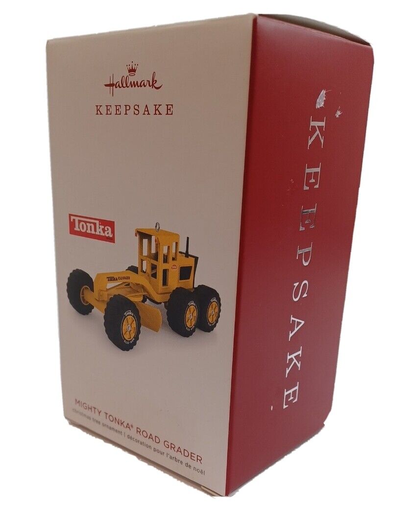 2018 Hallmark Keepsake Mighty Tonka Road Grader Ornament