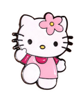 Sanrio Hello Kitty Pink Bow And Dress Enamel Pin