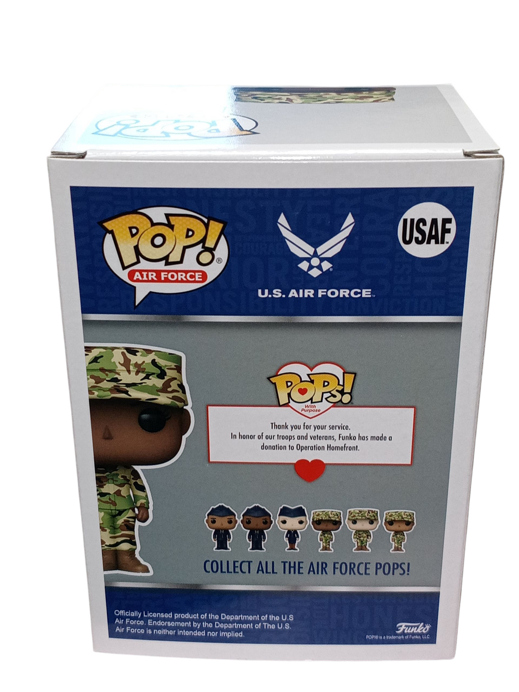 Funko Pop! U.S. Airforce Female Airman USAF Pops With A Purpose Vinyl Figure image 2