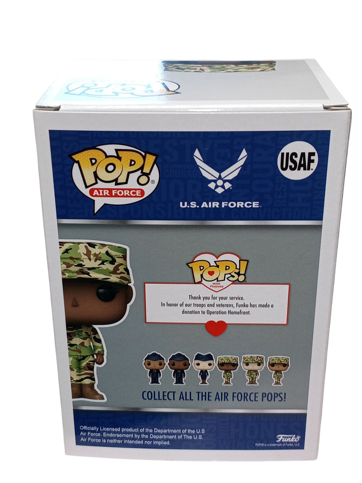 Funko Pop! U.S. Airforce Female Airman USAF Pops With A Purpose Vinyl Figure image 2