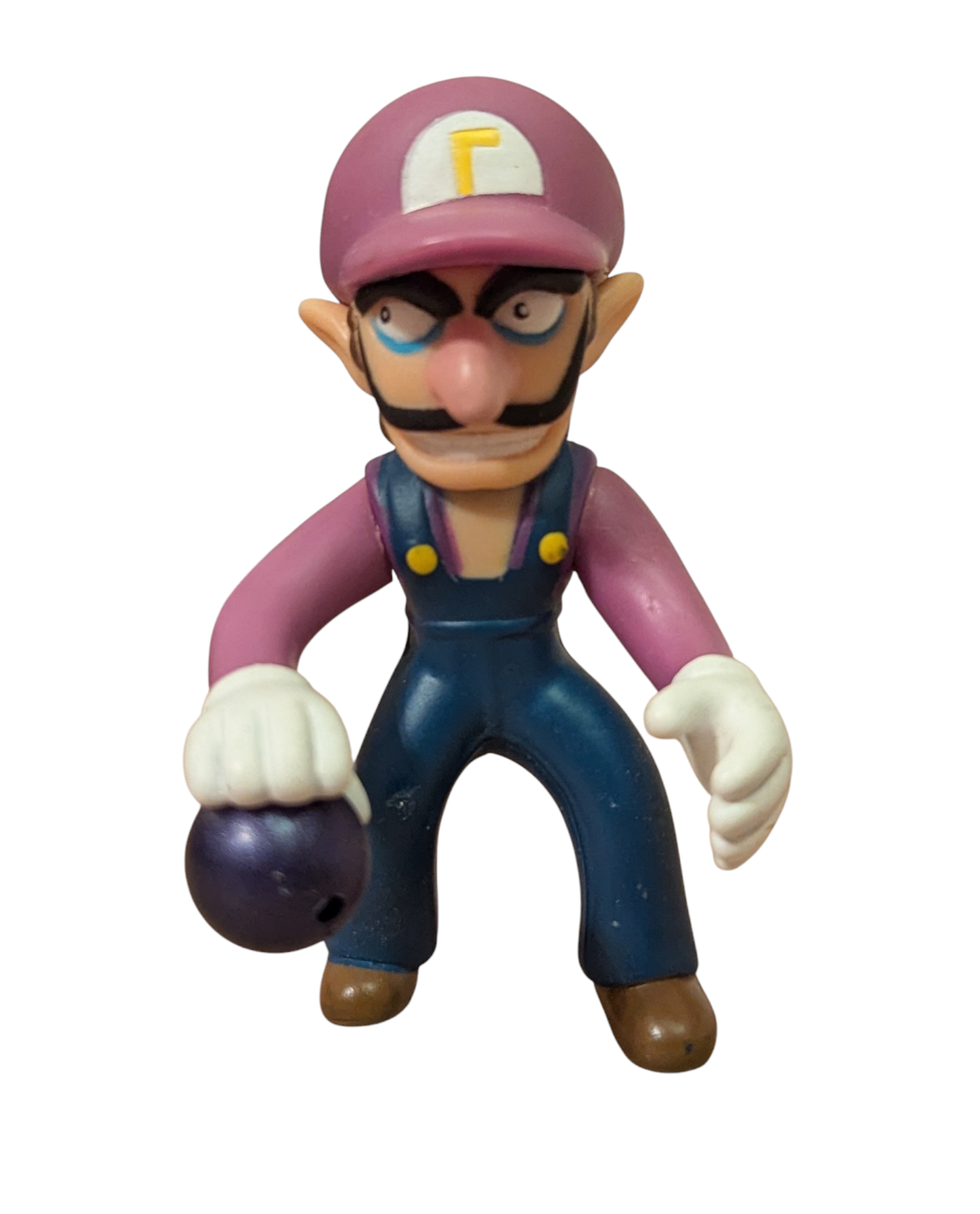2009 BP Nintendo Super Mario Bros. Waluigi NUOVO Figure 4inch