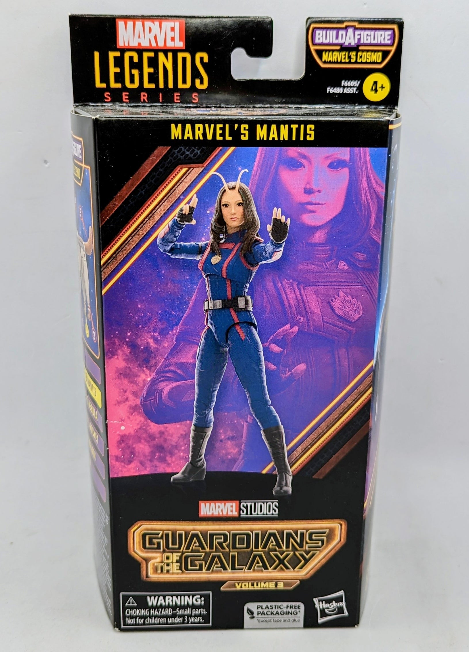 2023 Marvel Legends Guardians Of The Galaxy Volume 3 Mantis 6" Figure BAF Cosmo