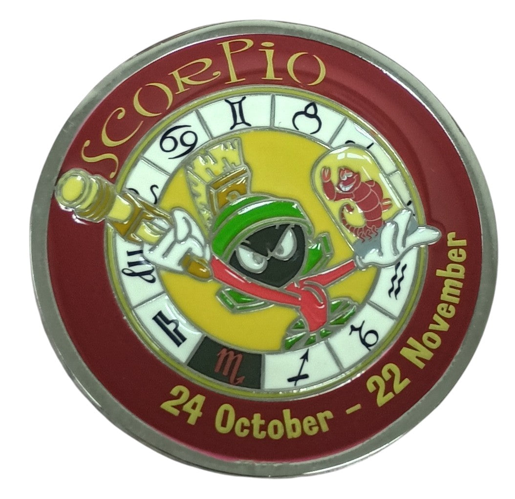 Sugarloaf Toys Looney Tunes Collectible Zodiac Marvin the Martian Scorpio Coin