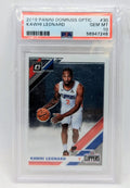 2019 Panini Donruss Optic Kawhi Leonard Holo PSA Grade Mint 10