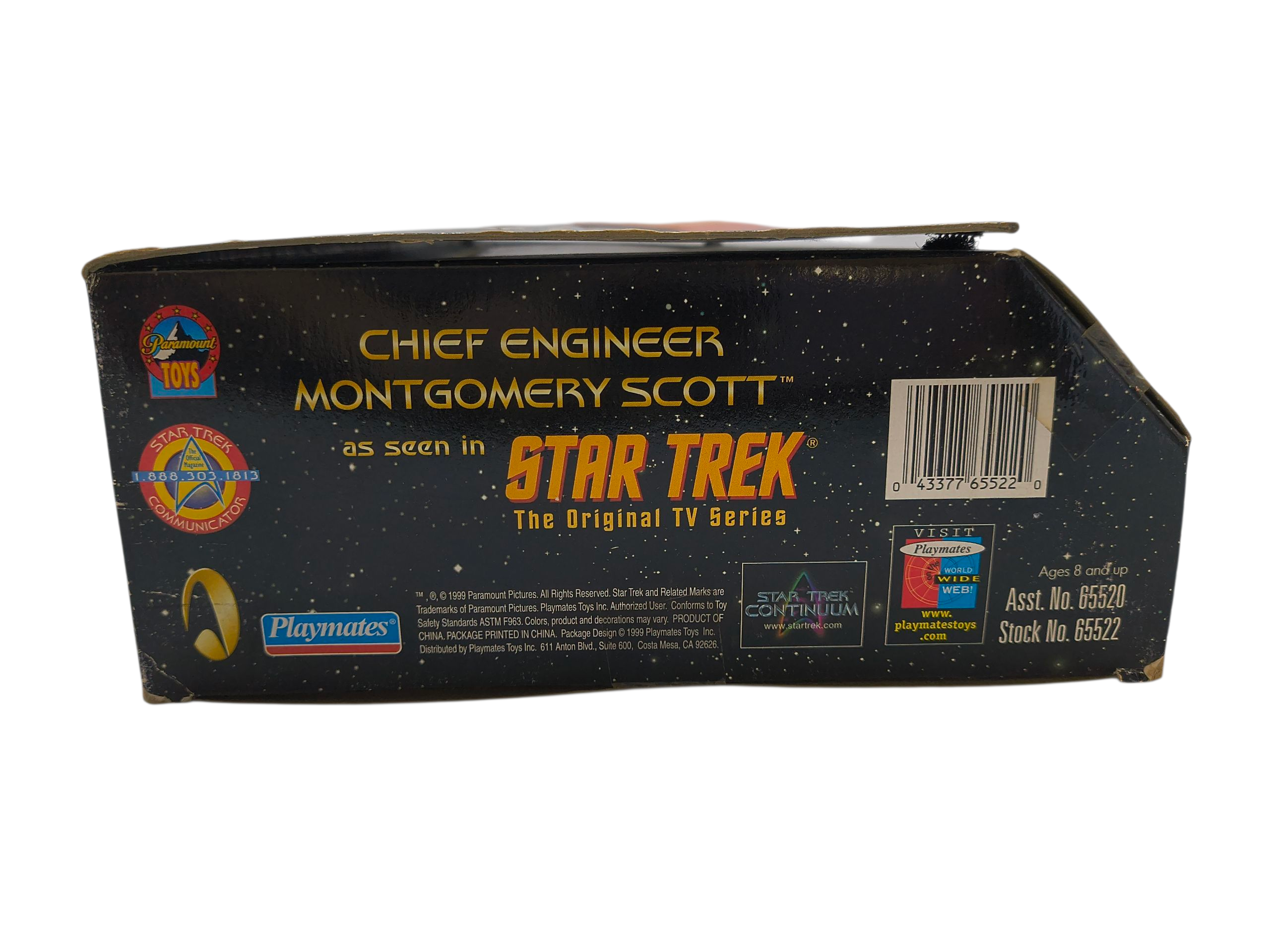 1999 Playmates Classic Edition Star Trek Chief Engineer Montgomery Scott 12" image 5