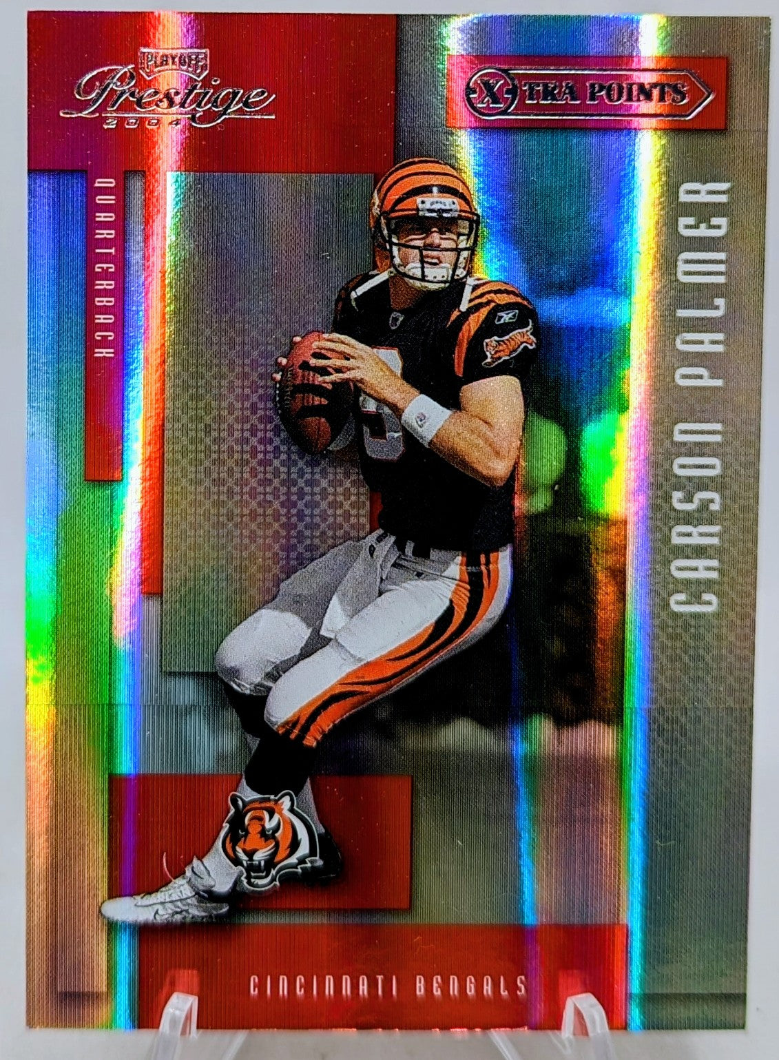 2004 Playoff Prestige Xtra Points Red /100 Carson Palmer Bengals #29