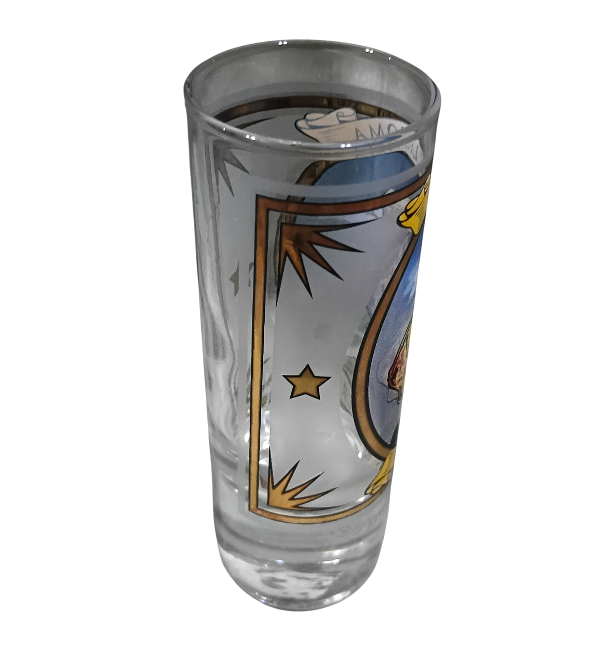 Vintage Real Time Oklahoma Native America Tall Shot Glass image 7