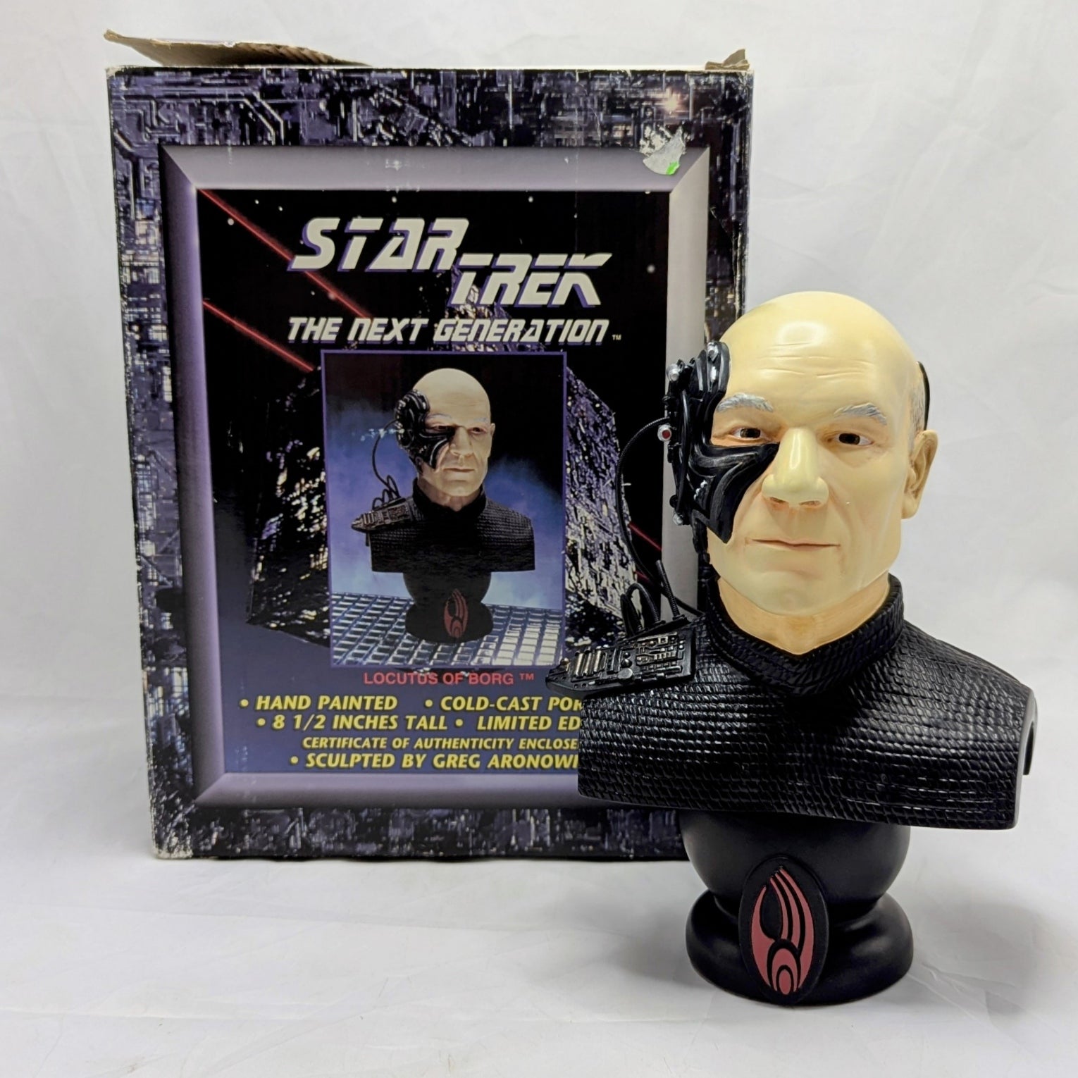 1996 Star Trek The Next Generation Locutus Of Borg Statue 587 of 1000