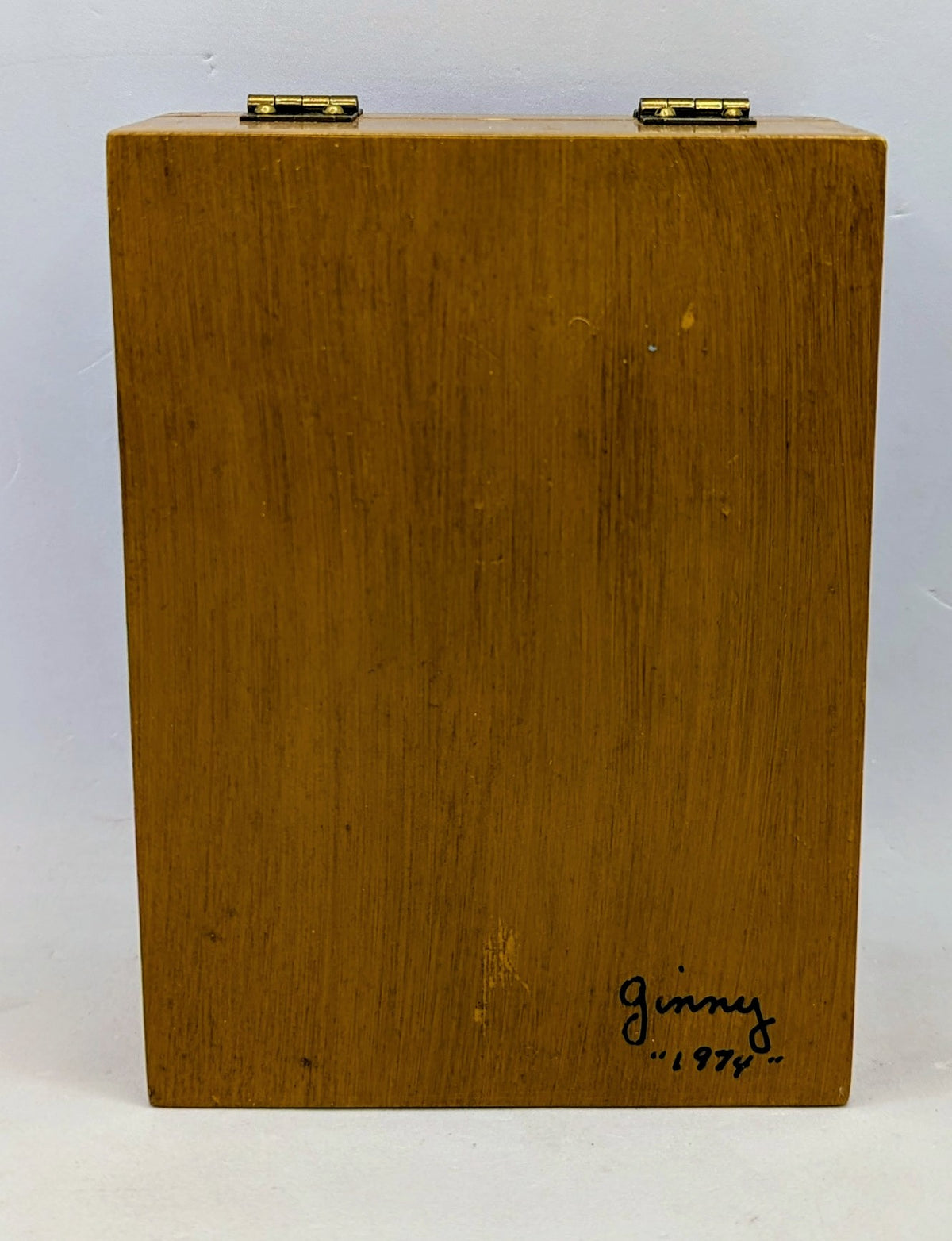 1974 Suzy Spafford Holly Hobby Yellow Duck Sewing Wooden Trinket Jewelry Box image 3