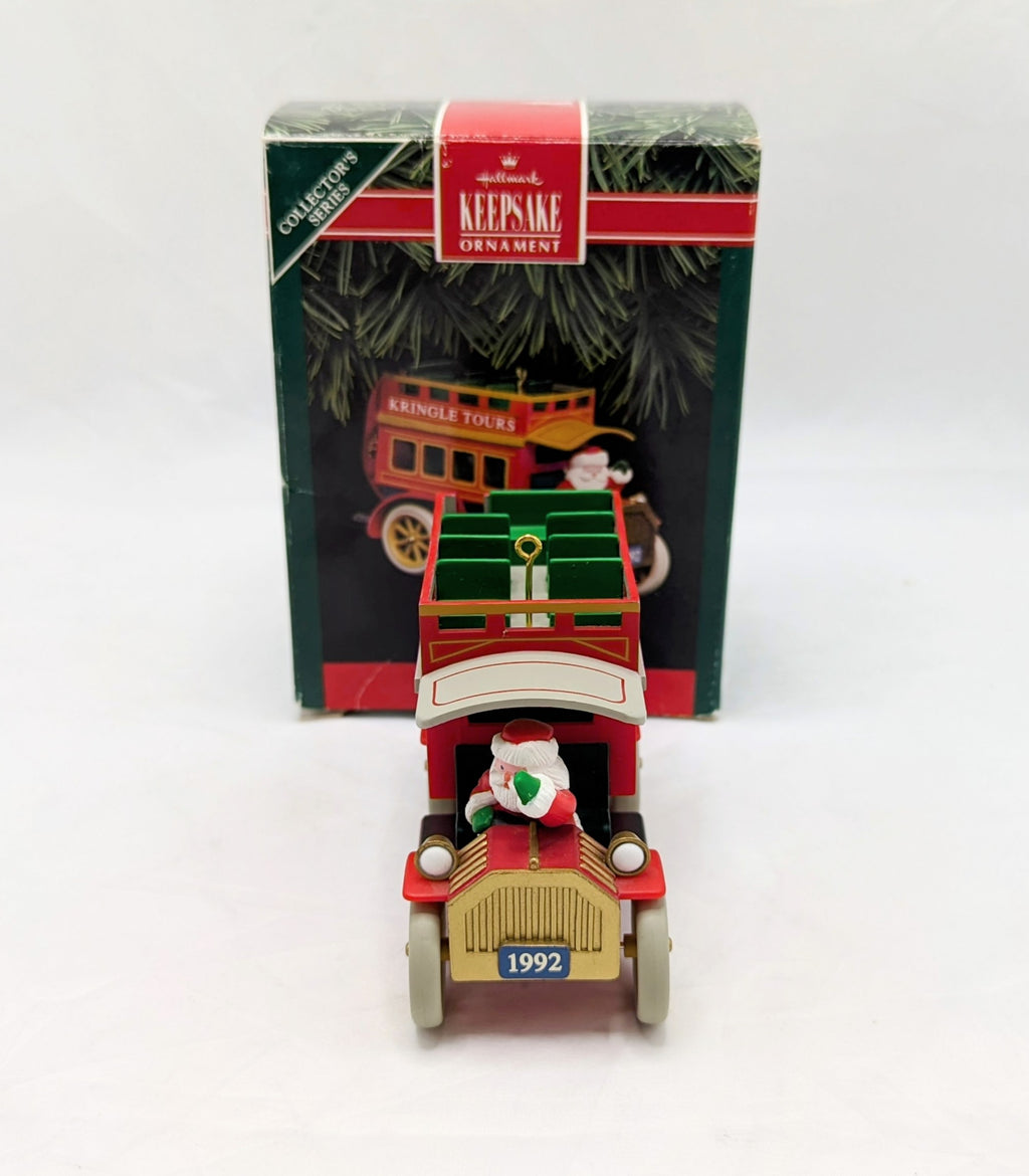 1992 Hallmark Keepsake Ornament KRINGLE TOURS Christmas Ornament image 3
